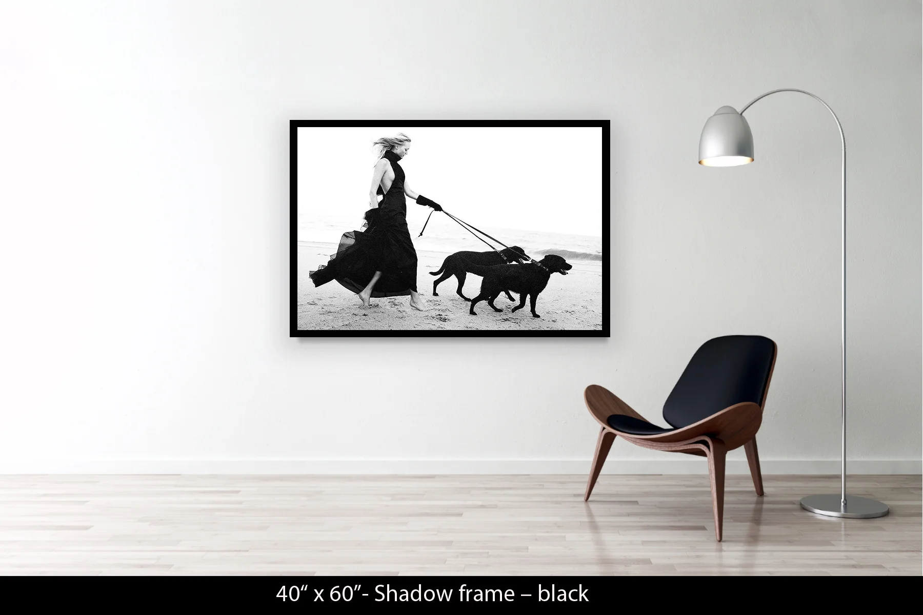 40"x60" | Shadow Frame Black