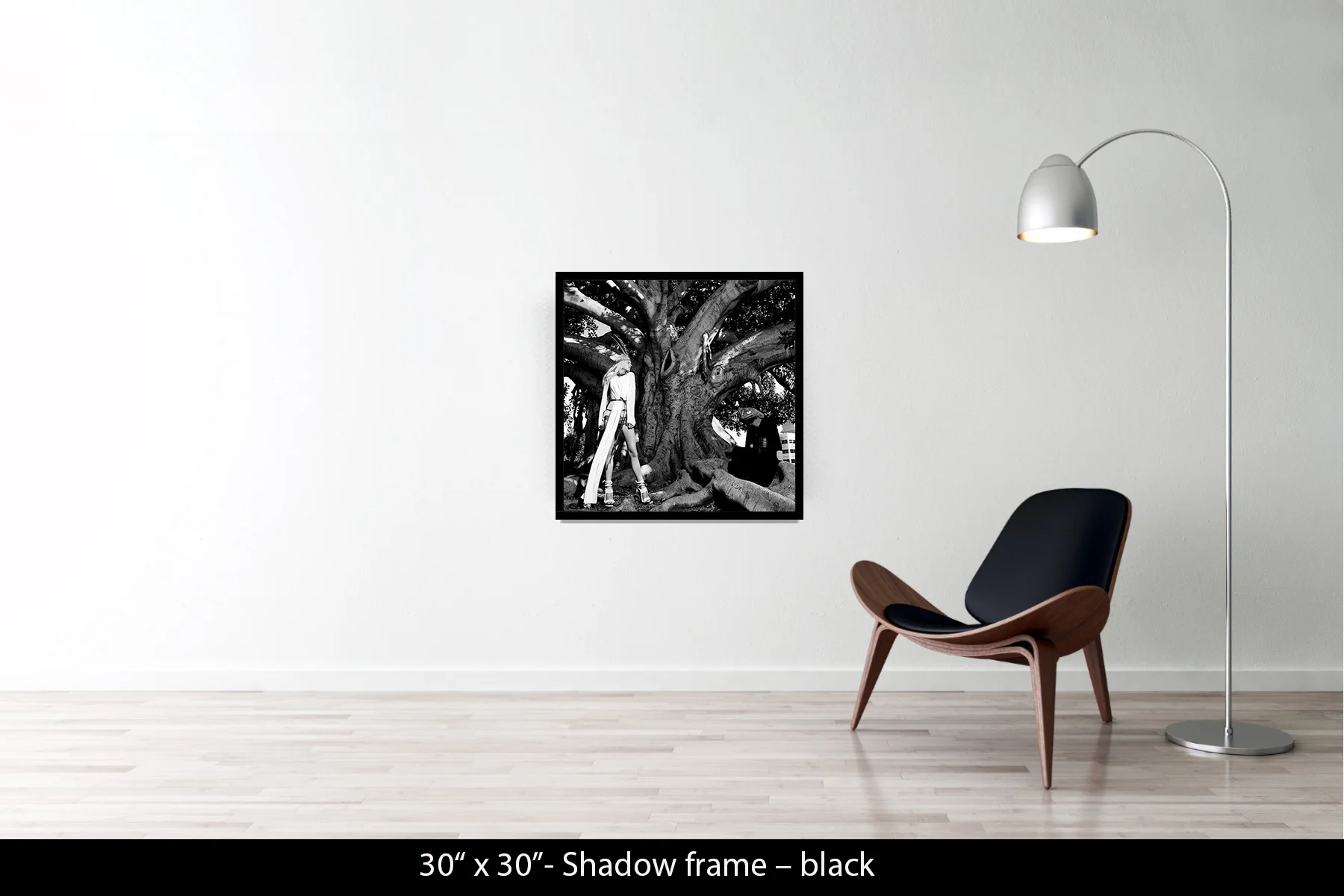 30"x30" | Shadow Frame Black