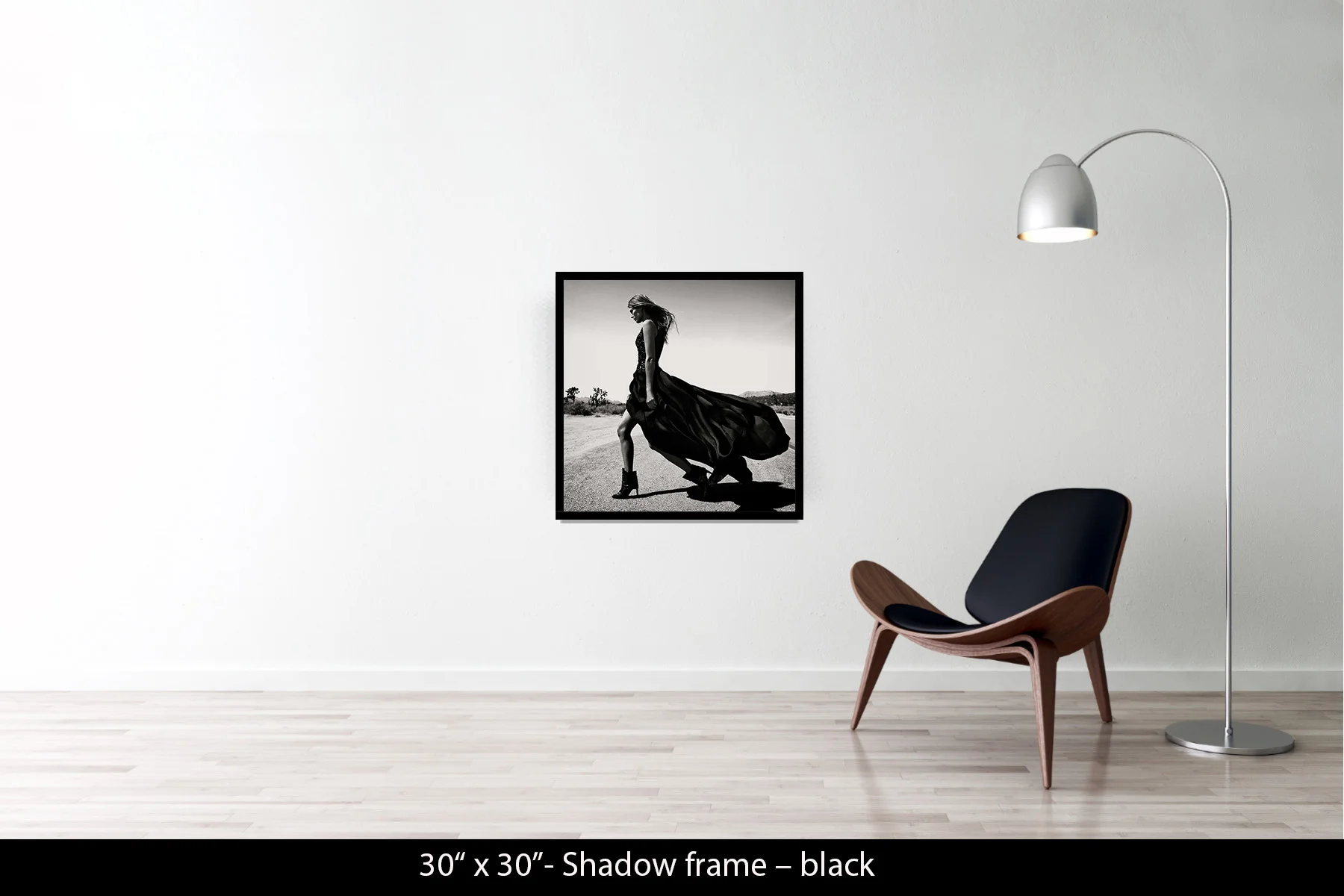 30"x30" | Shadow Frame Black