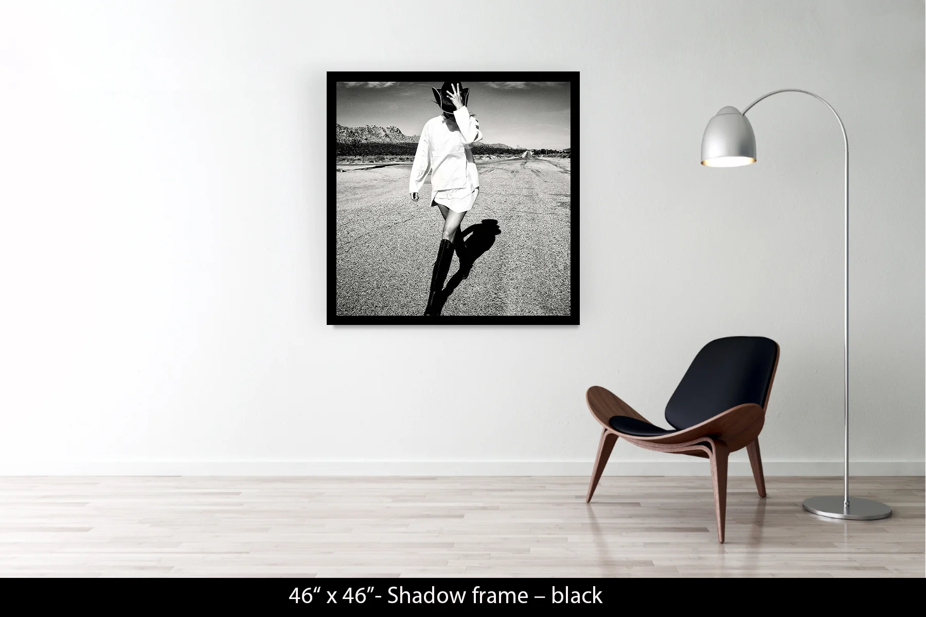 46"x46" | Shadow Frame Black