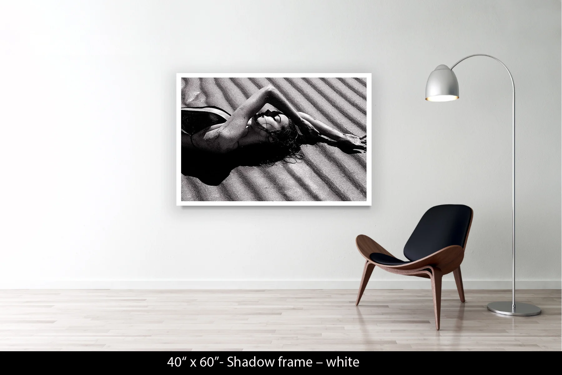 40"x60" | Shadow Frame White
