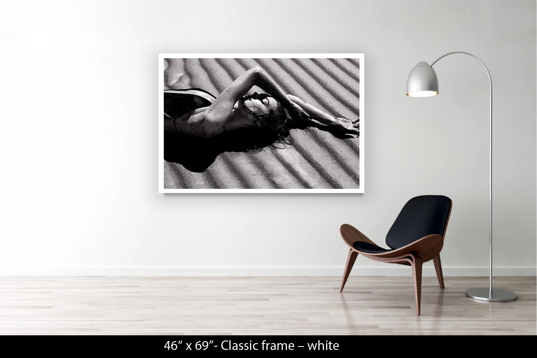 46"x69" | Classic Frame White