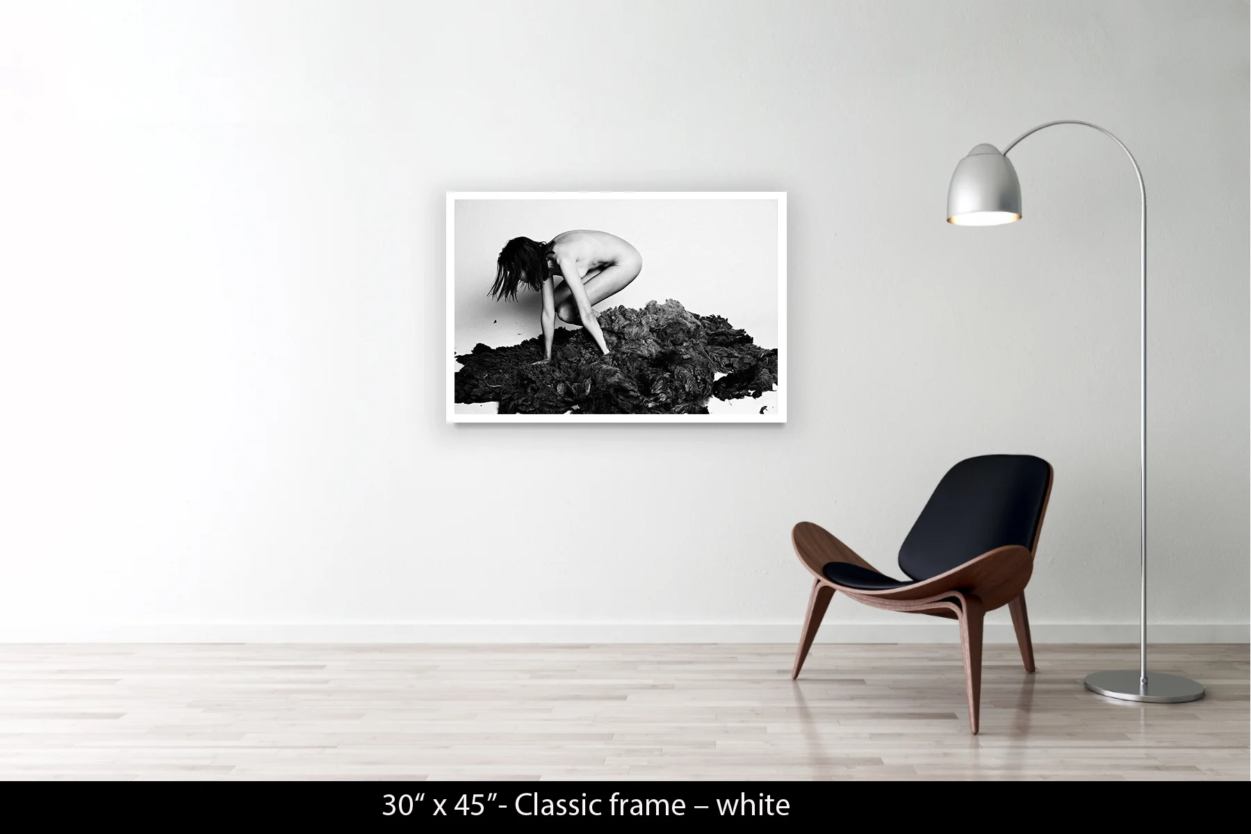 30"x45" | Classic Frame White