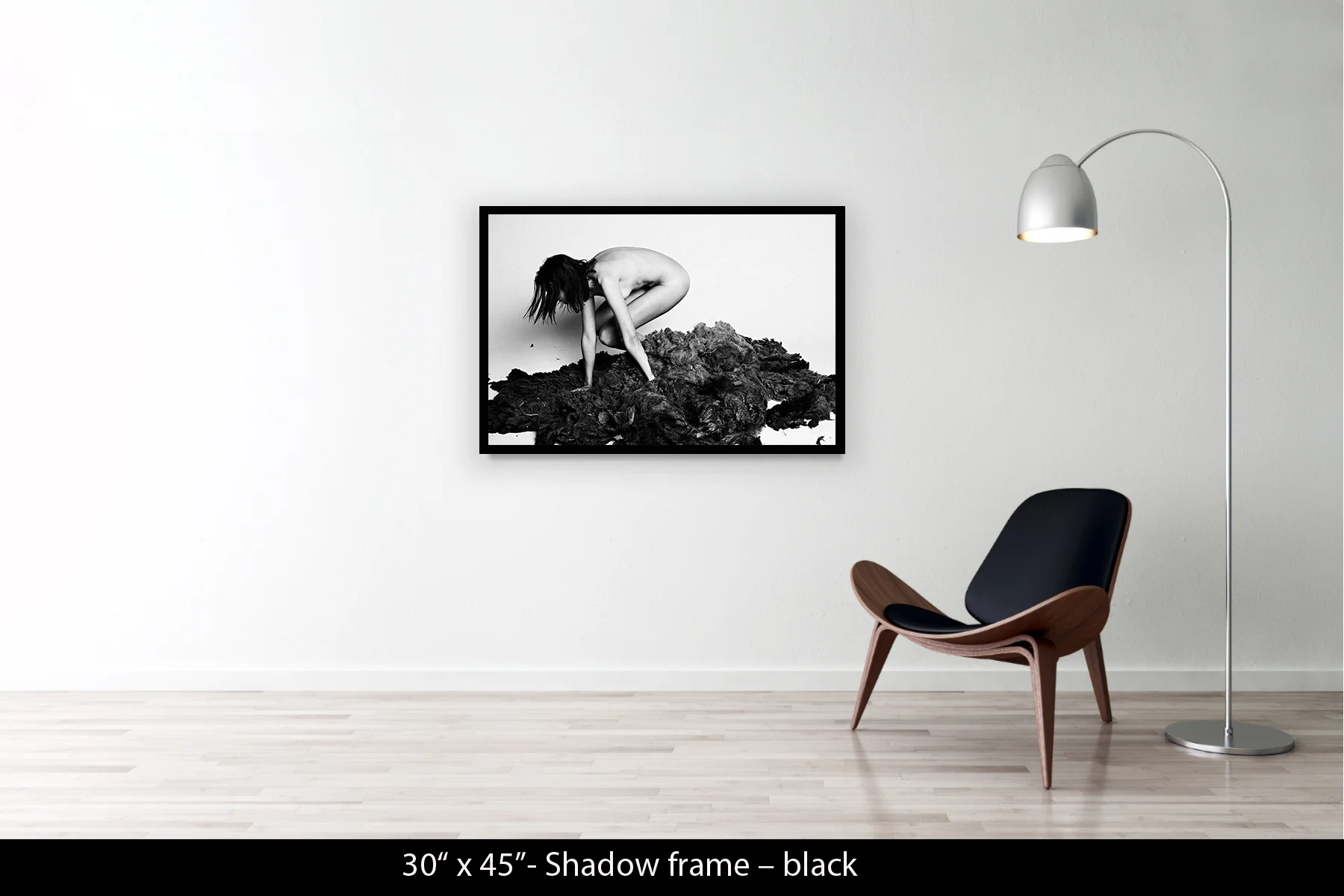 30"x45" | Shadow Frame Black