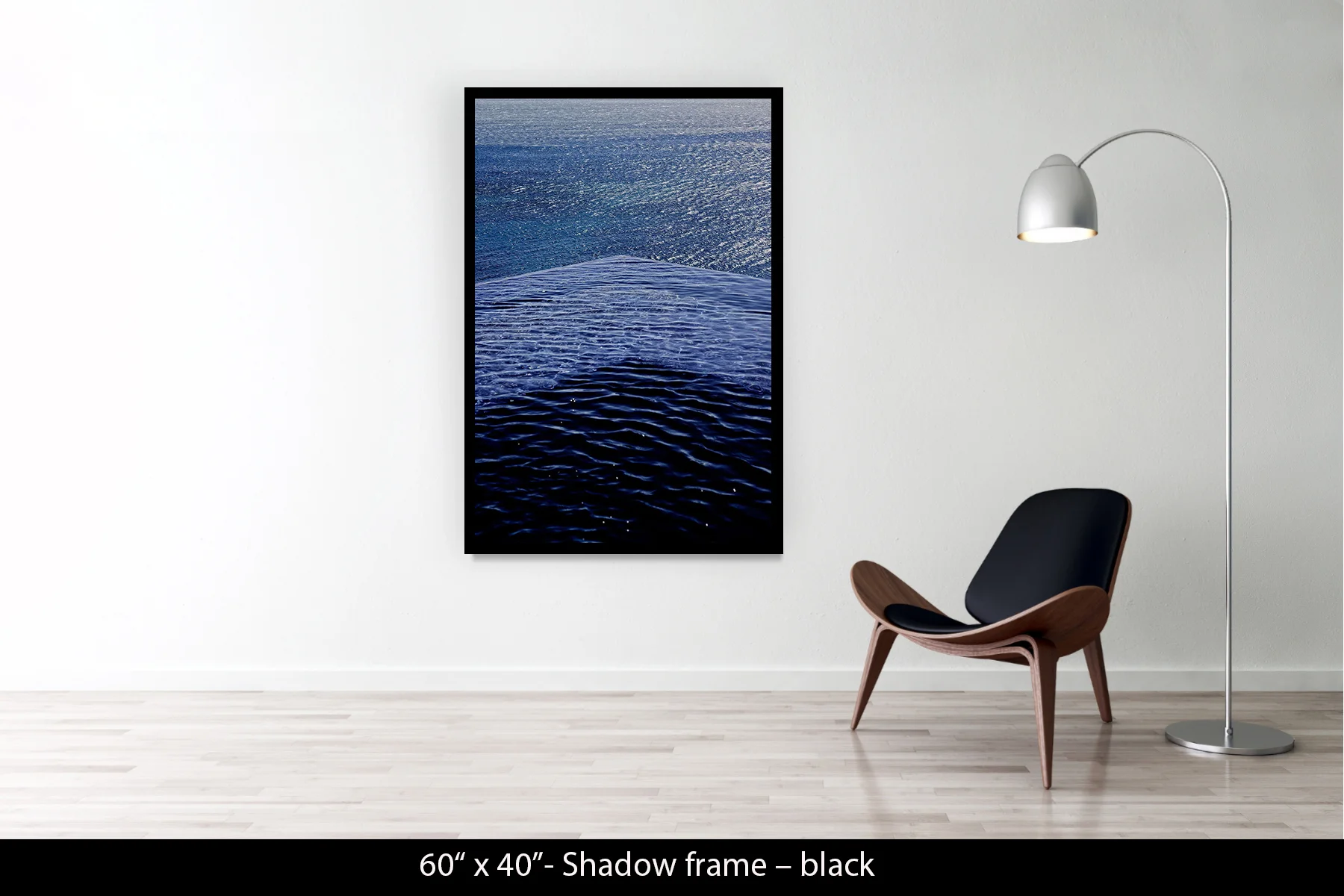 60"x40" | Shadow Frame Black