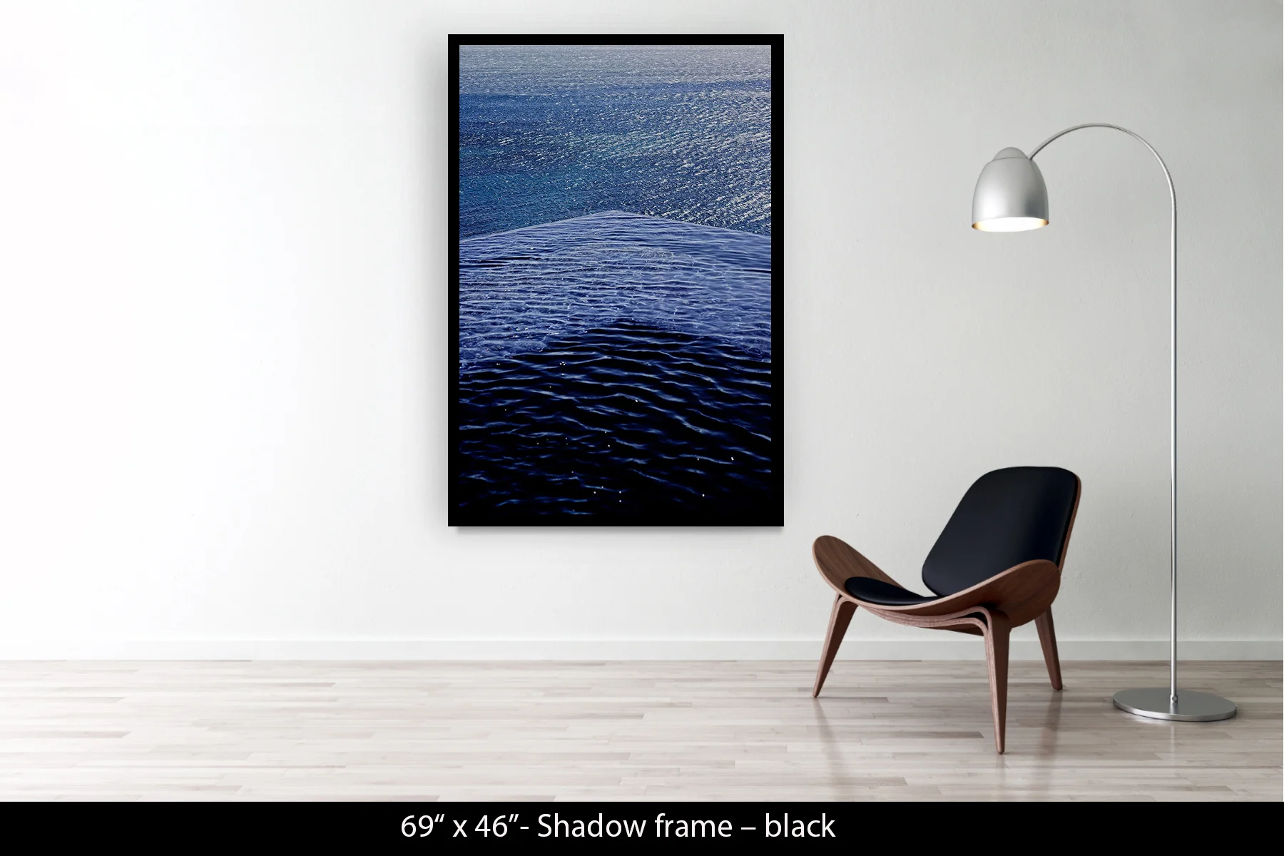 69"x46" | Shadow Frame Black