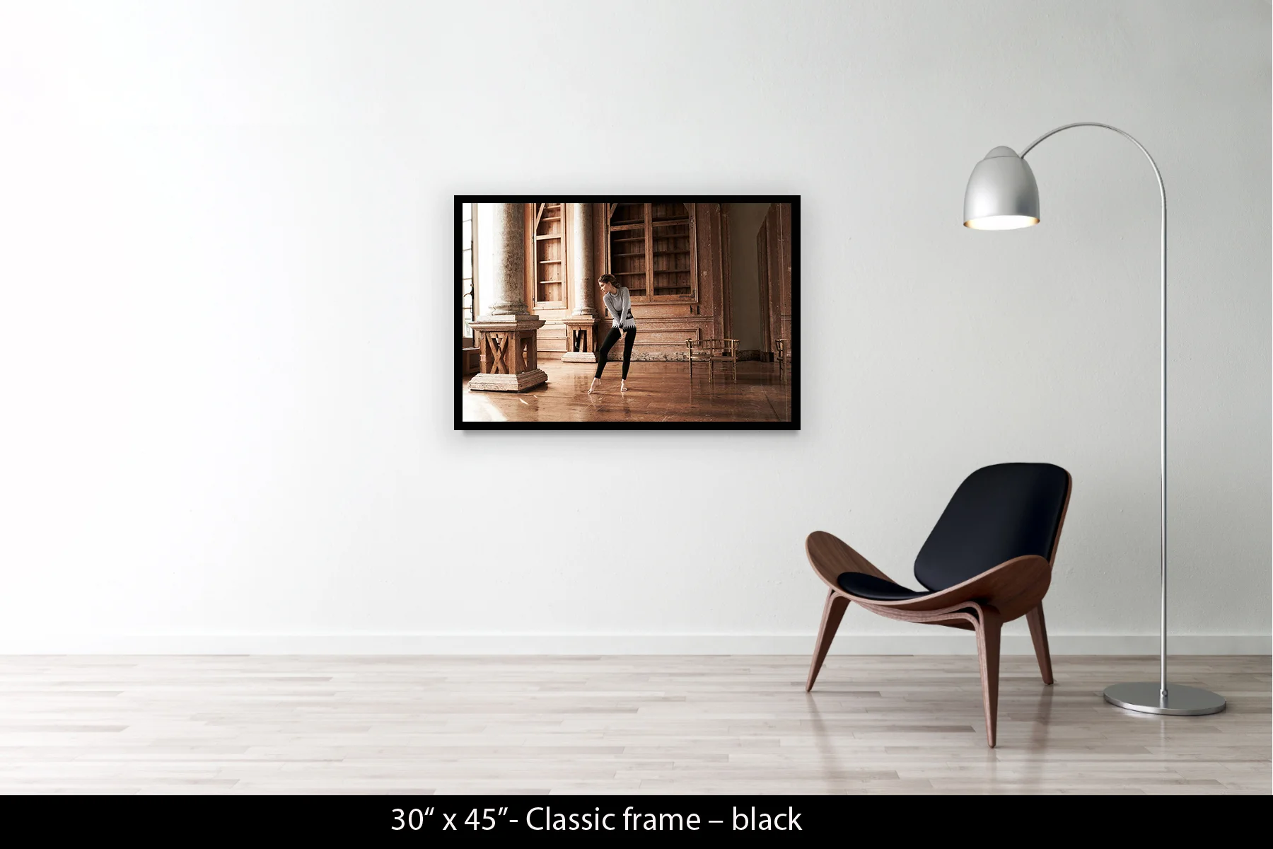 30"x45" | Classic Frame Black