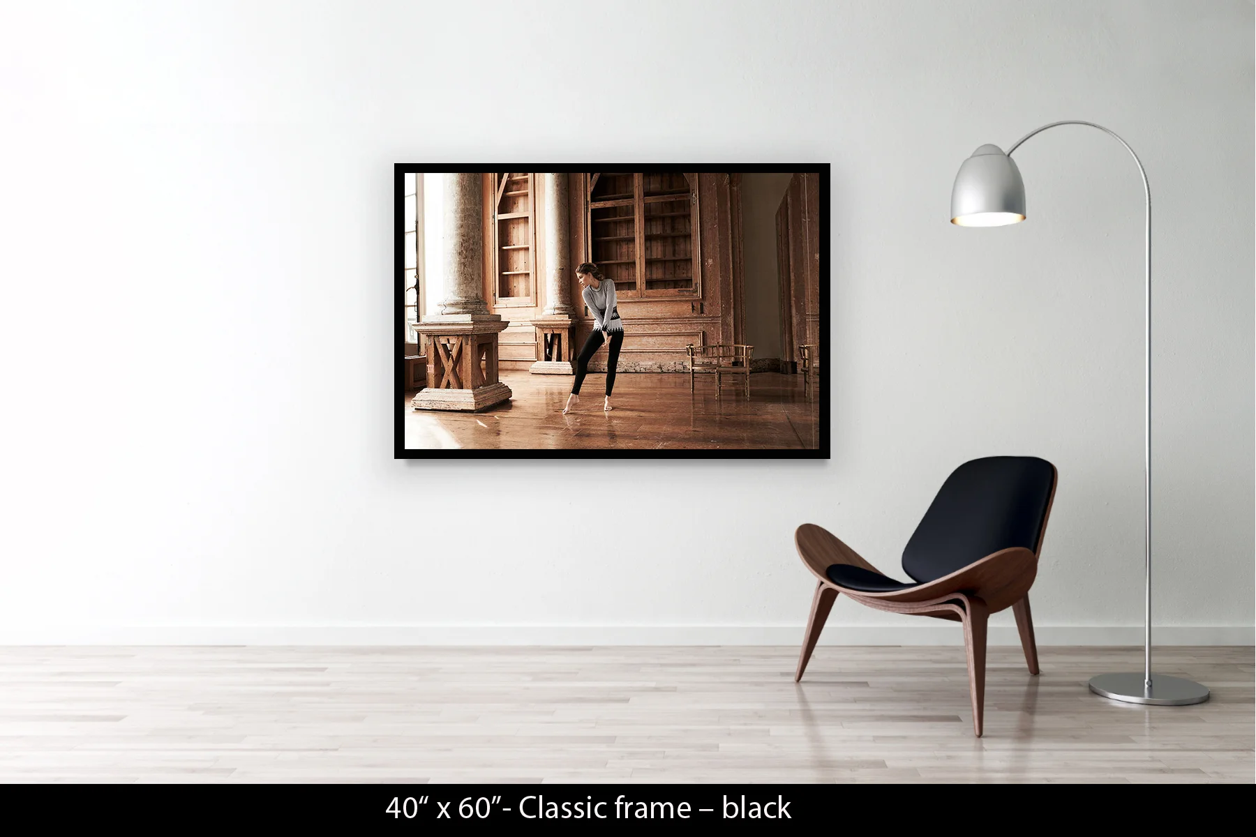 40"x60" | Classic Frame Black