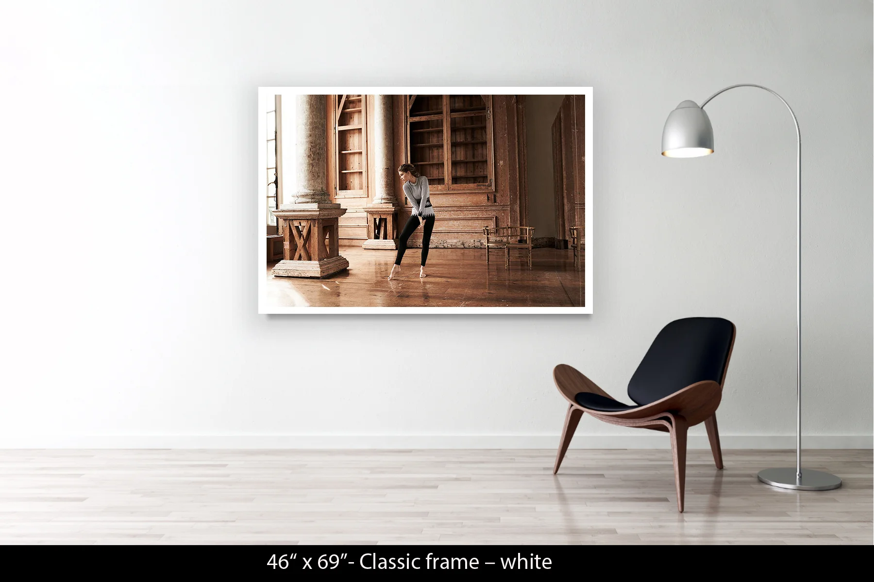 46"x69" | Classic Frame White