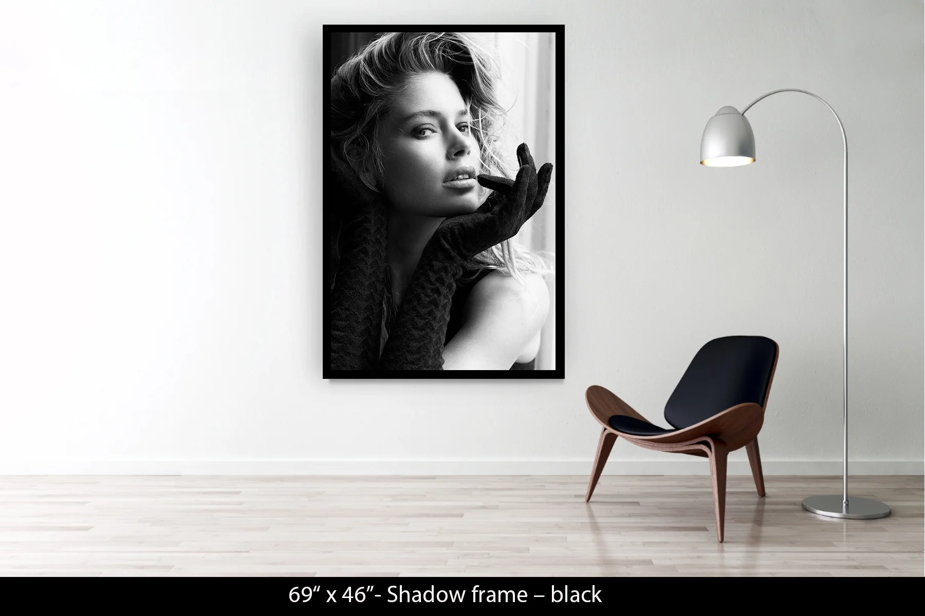 69"x46" | Shadow Frame Black