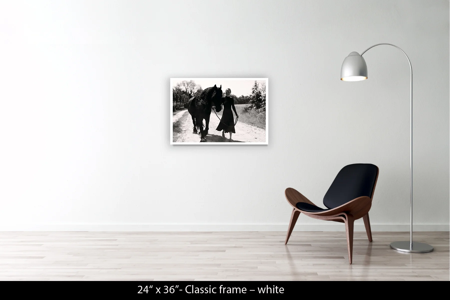 24"x36" | Classic Frame White