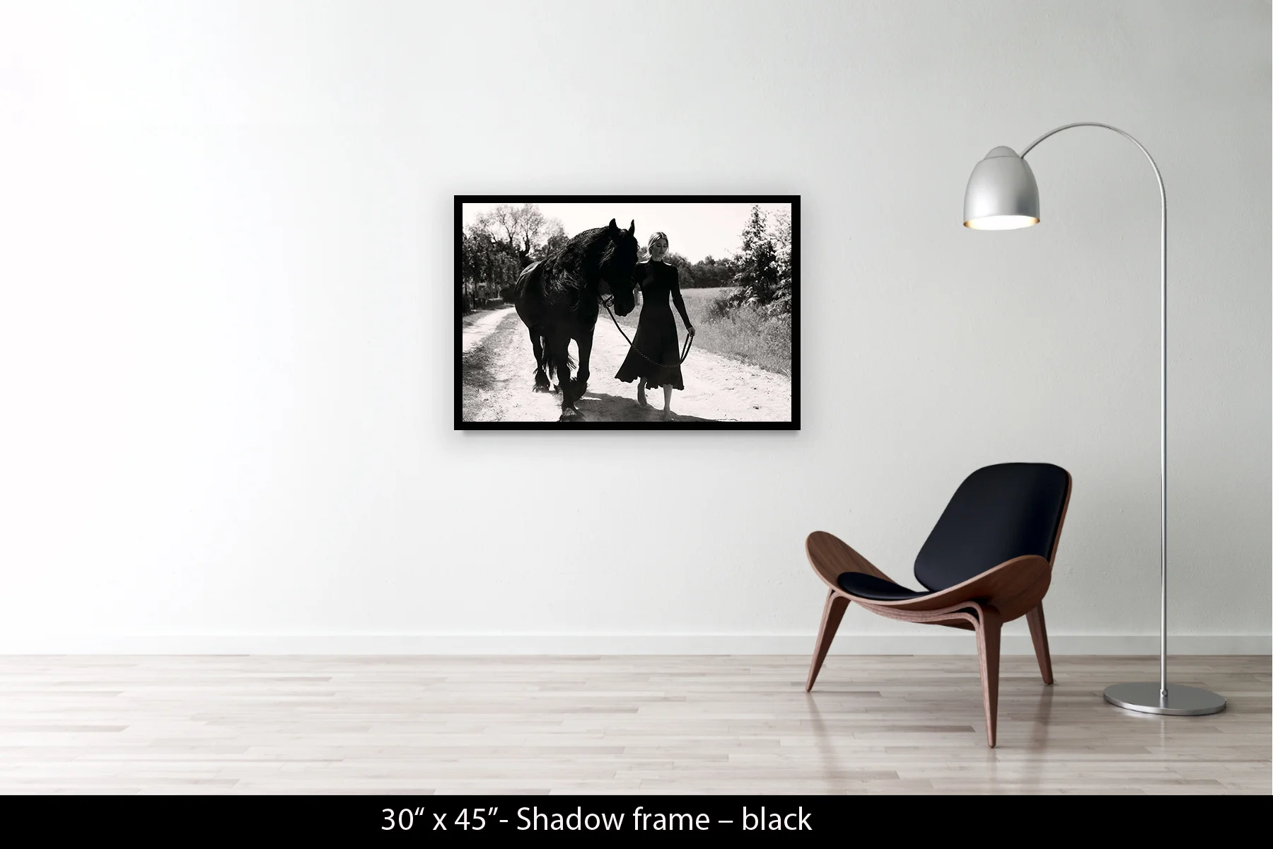 30"x45" | Shadow Frame Black