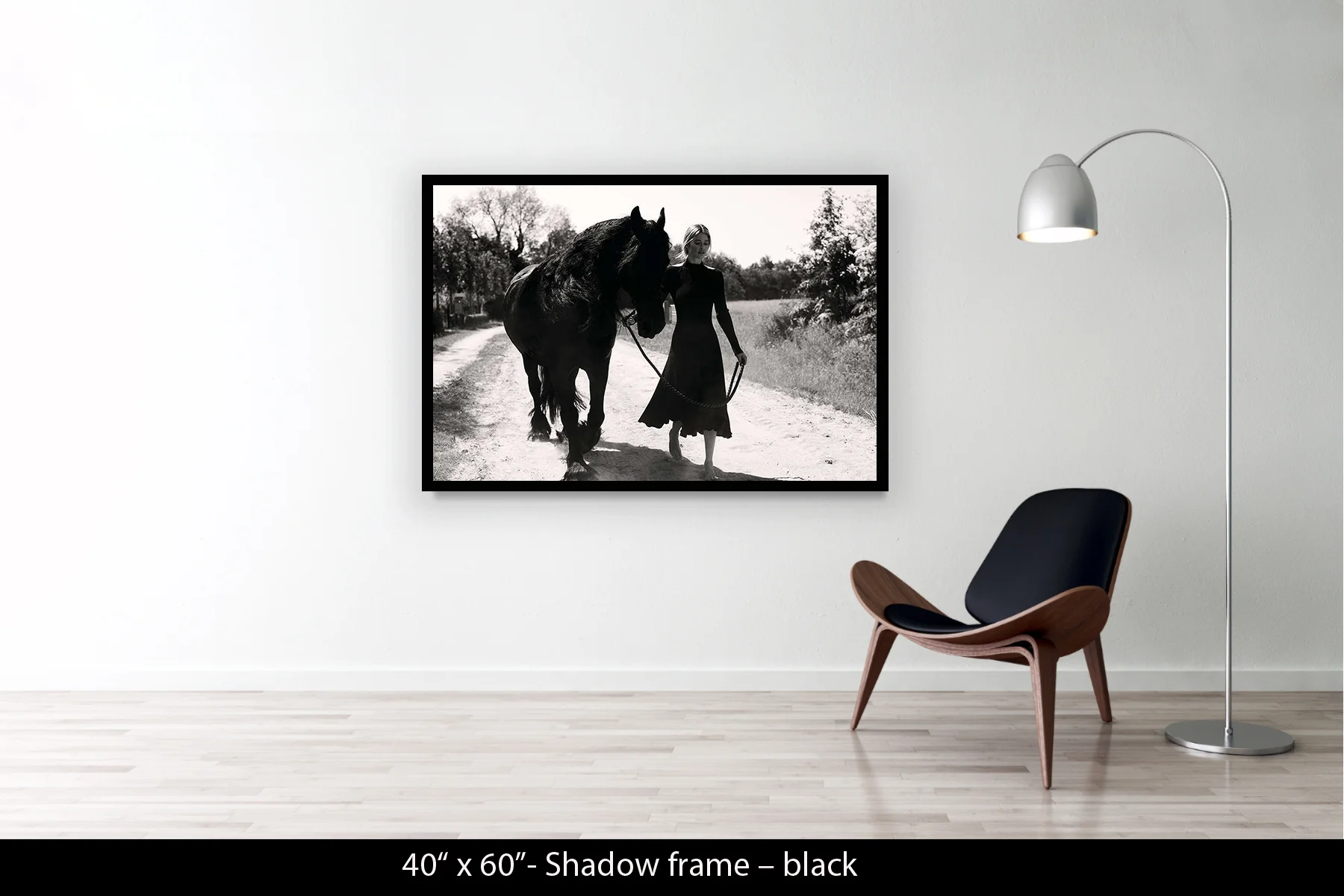 40"x60" | Shadow Frame Black