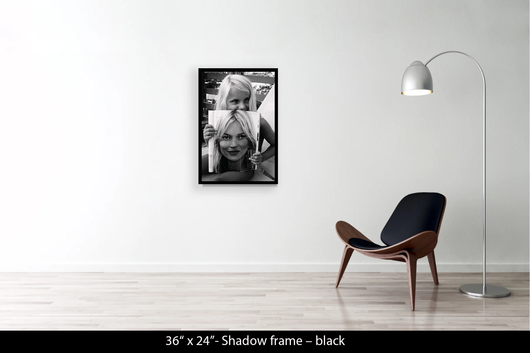 36"x24" | Shadow Frame Black