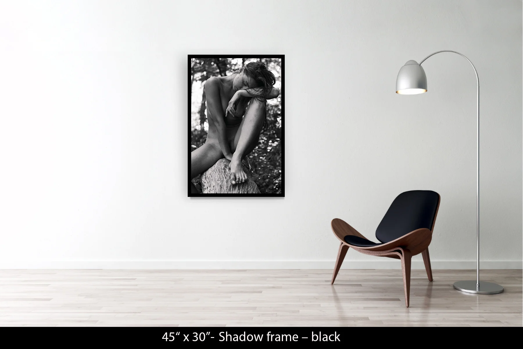 45"x30" | Shadow Frame Black