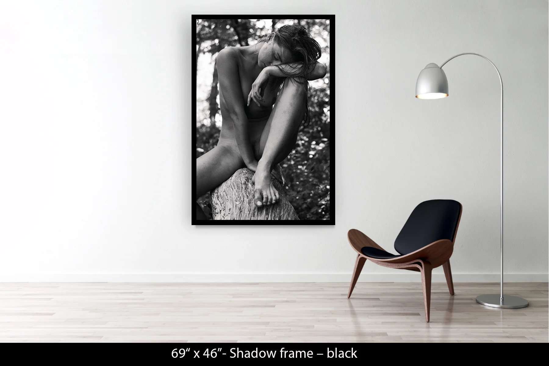 69"x46" | Shadow Frame Black