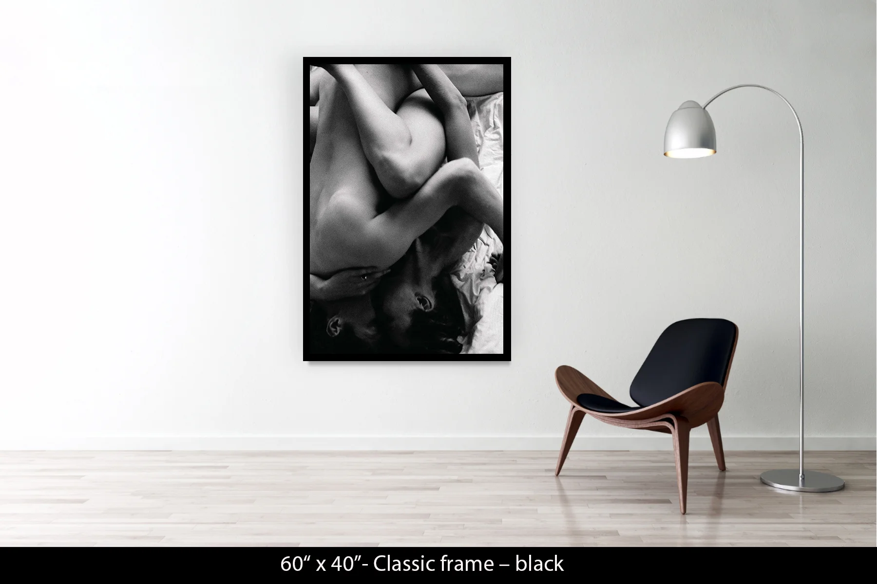 60"x40" | Classic Frame Black