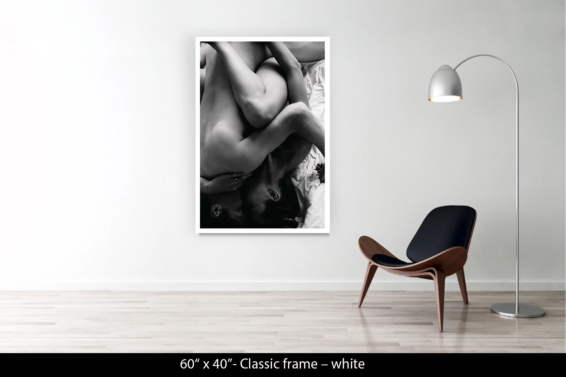 60"x40" | Classic Frame White