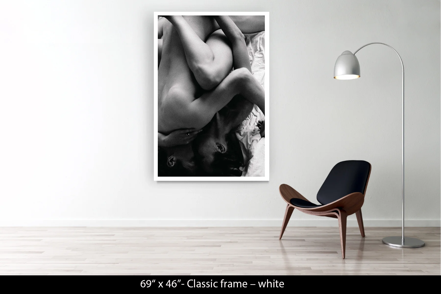 69"x46" | Classic Frame White