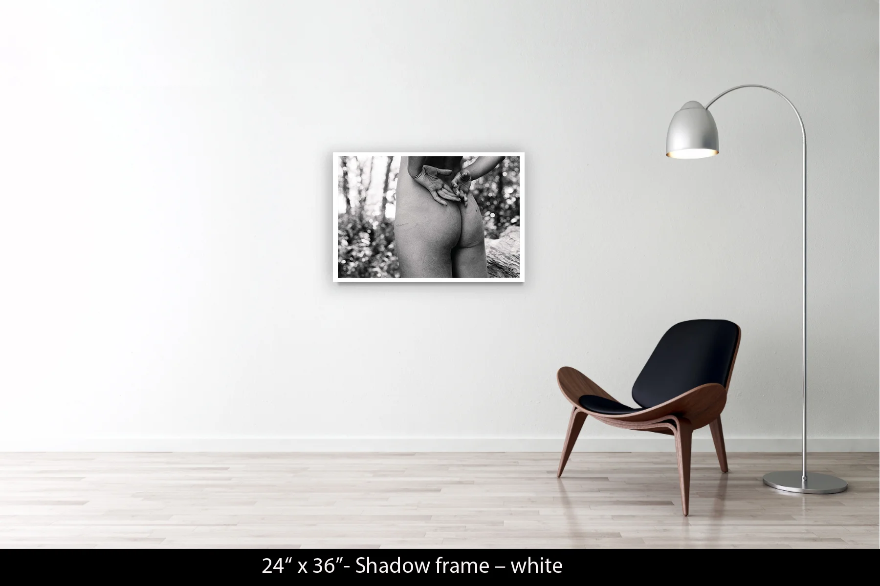 24"x36" | Shadow Frame White