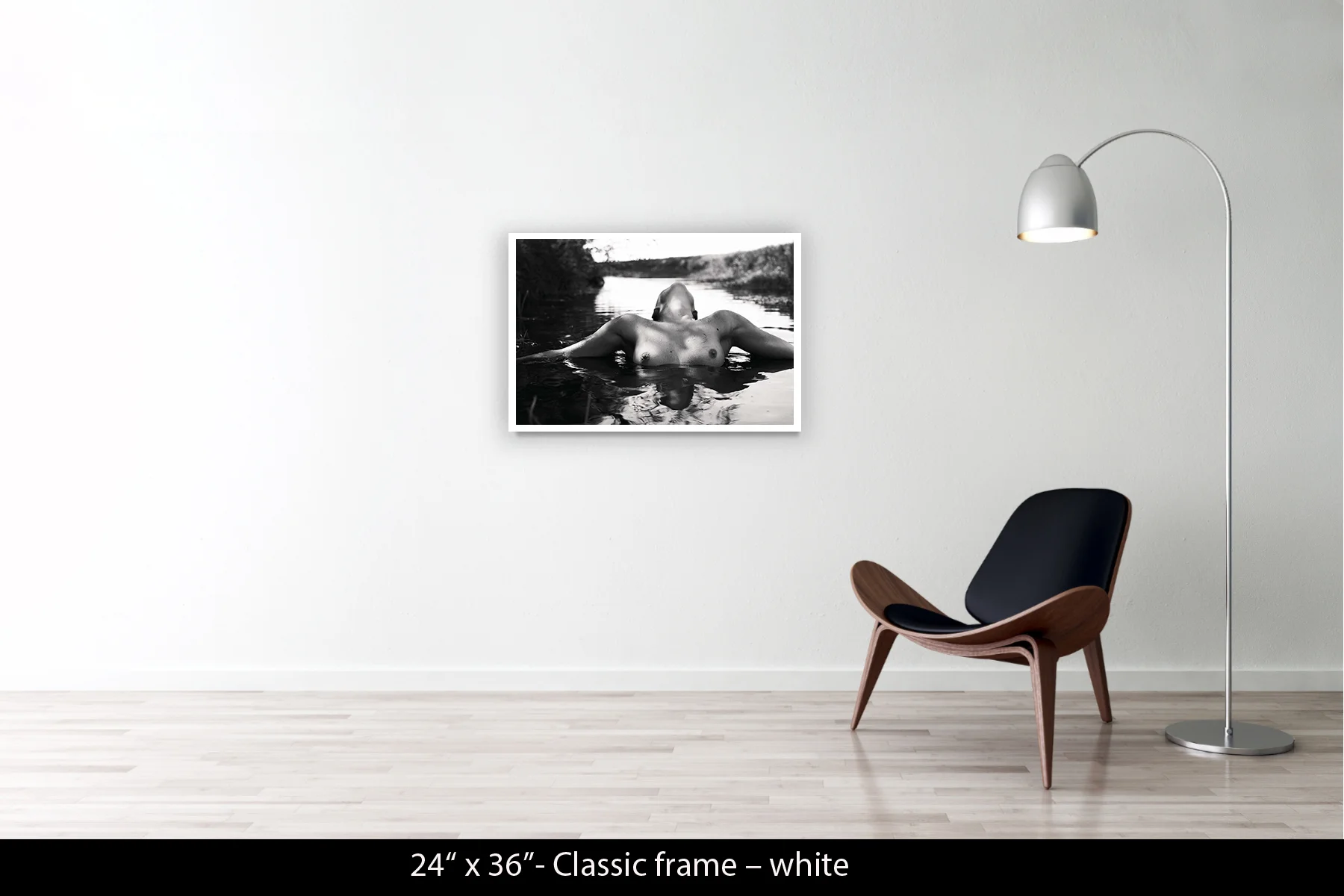 24"x36" | Classic Frame White