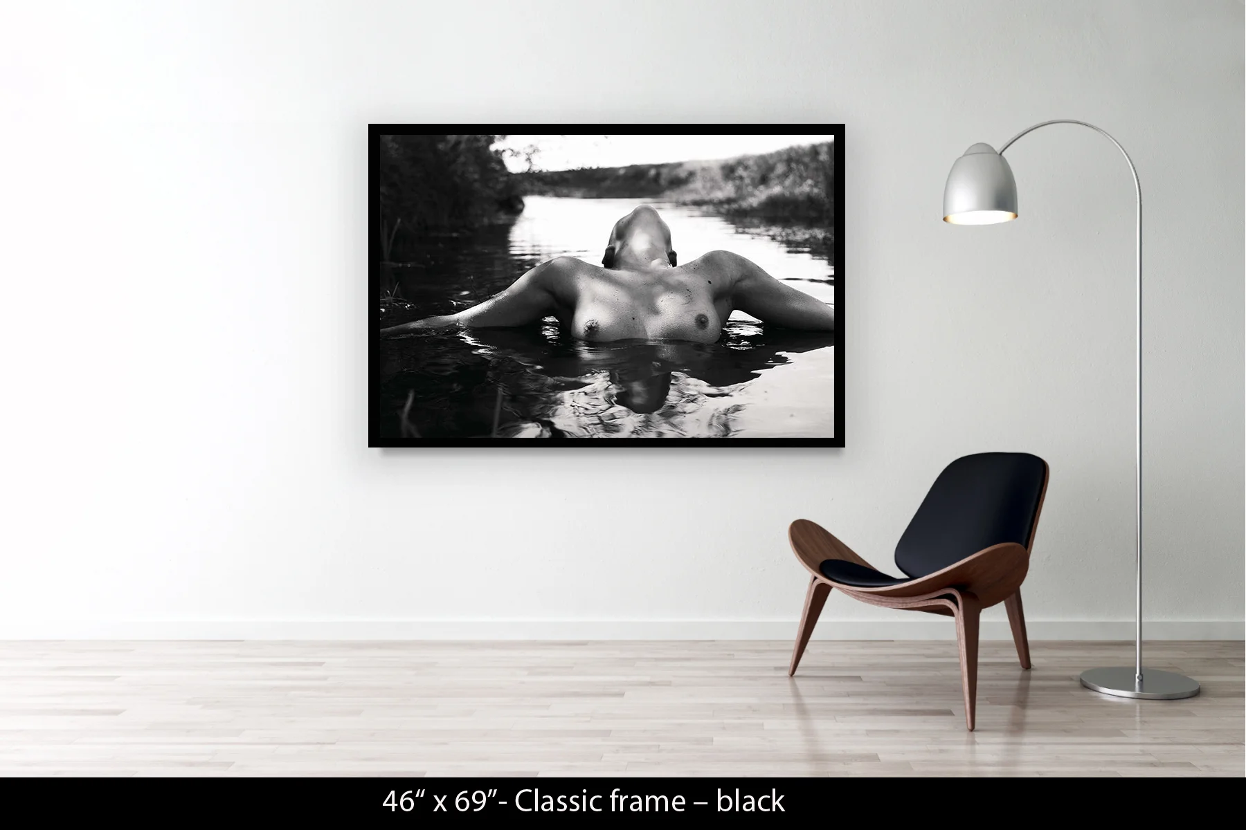 46"x69" | Classic Frame Black