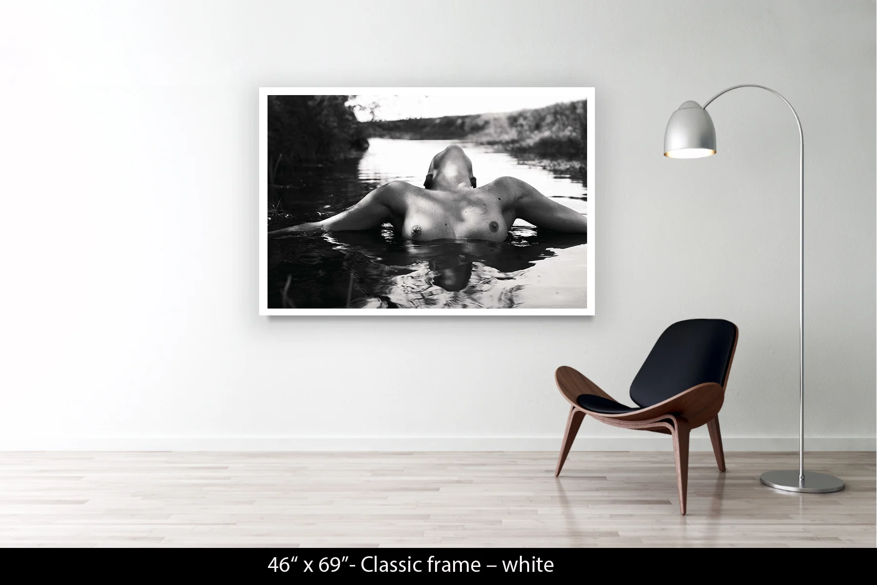 46"x69" | Classic Frame White