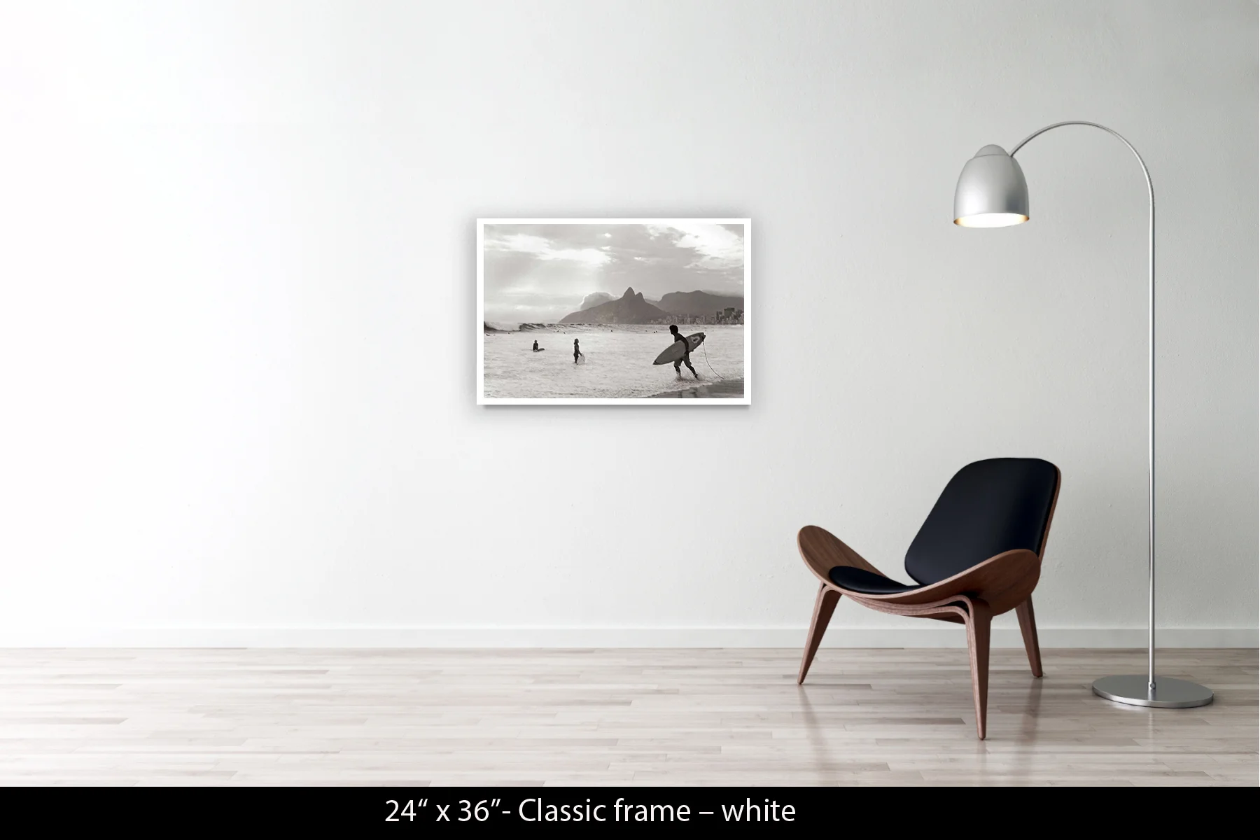 24"x36" | Classic Frame White