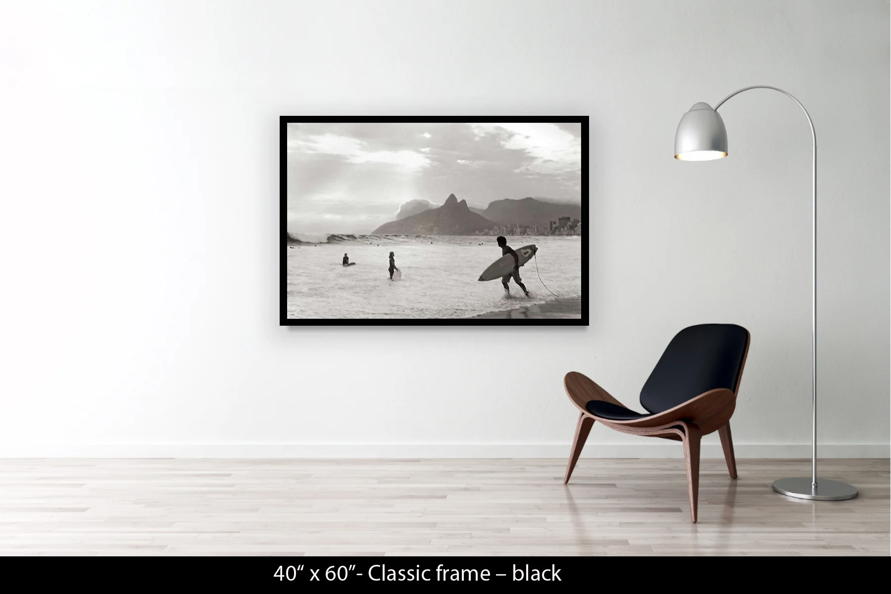 40"x60" | Classic Frame Black