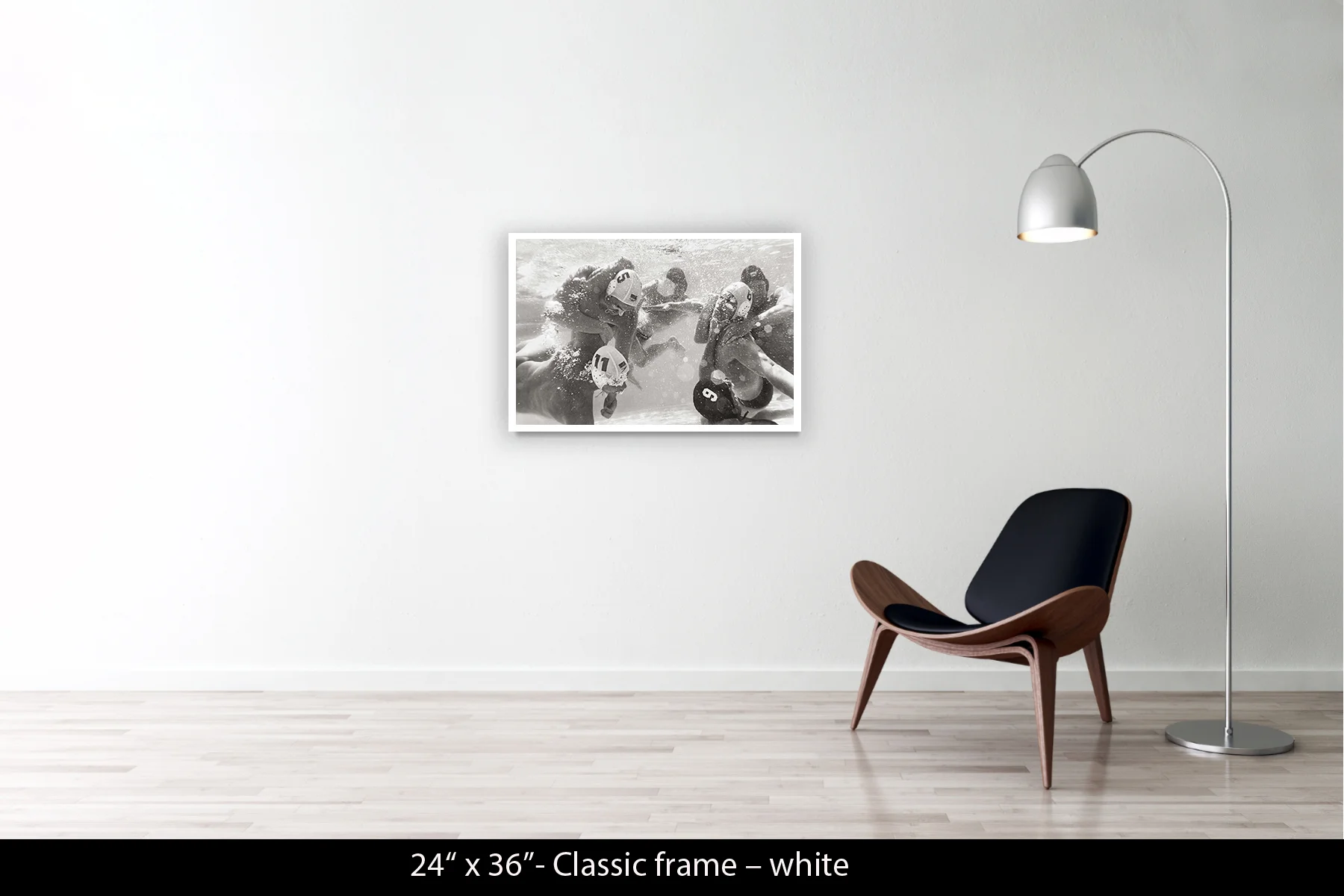 24"x36" | Classic Frame White