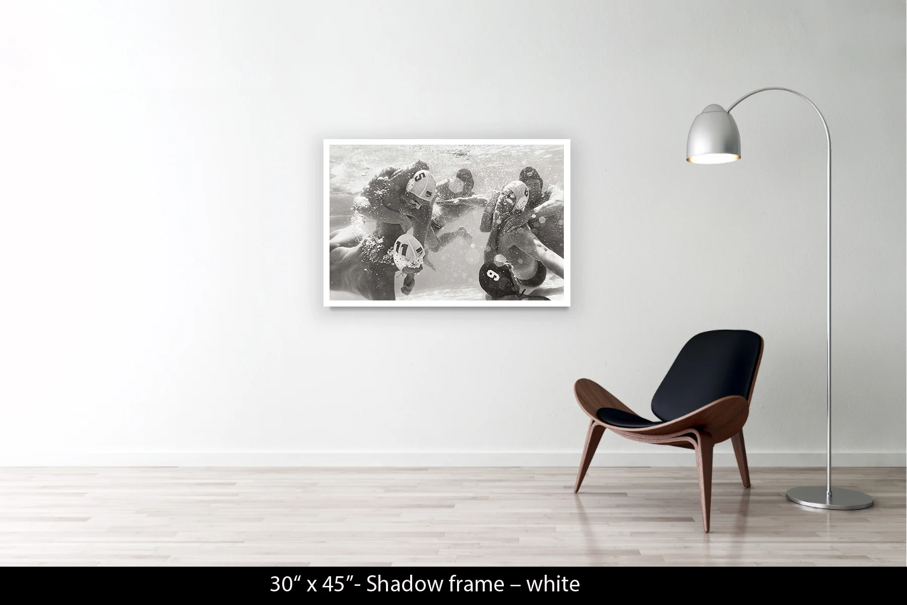 30"x45" | Shadow Frame White
