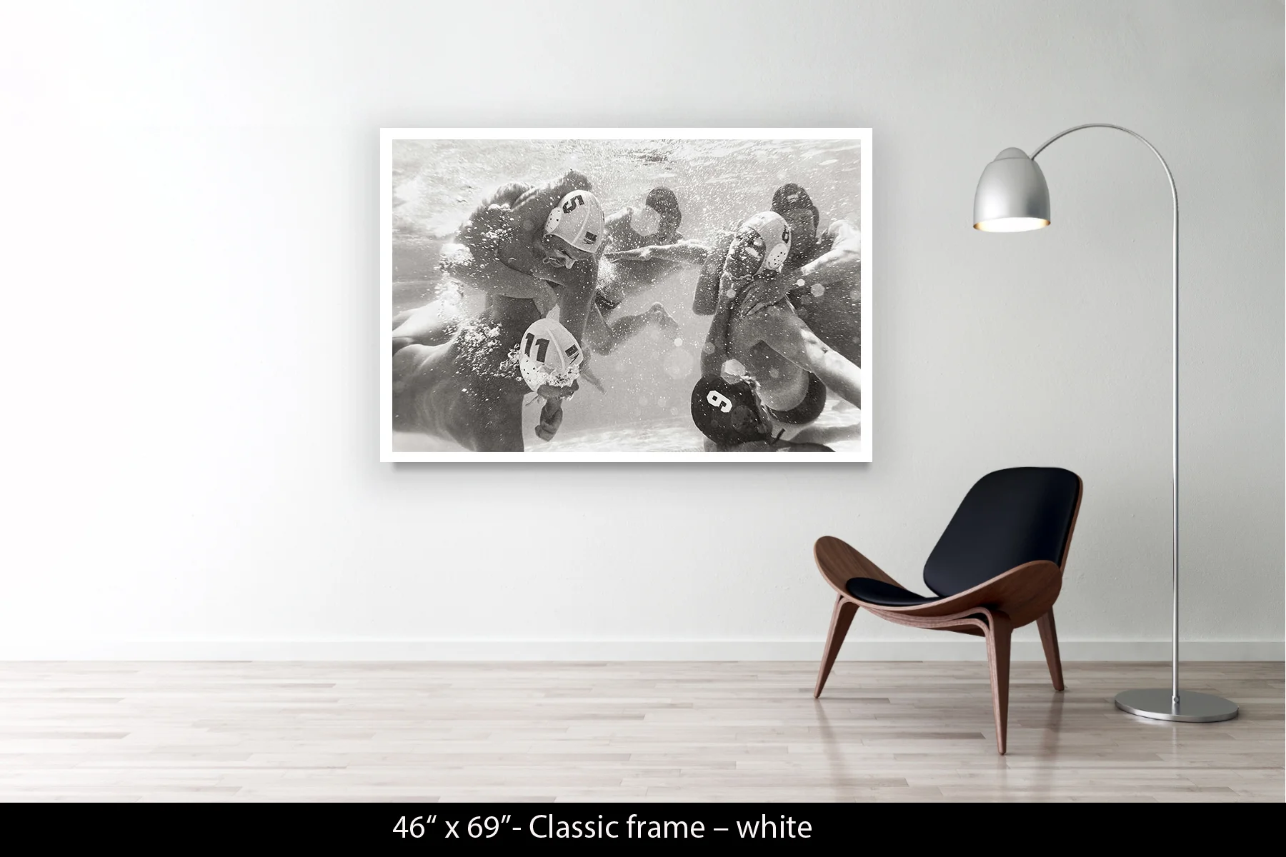 46"x69" | Classic Frame White