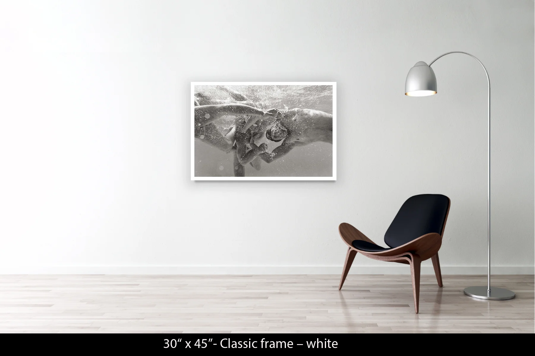 30"x45" | Classic Frame White
