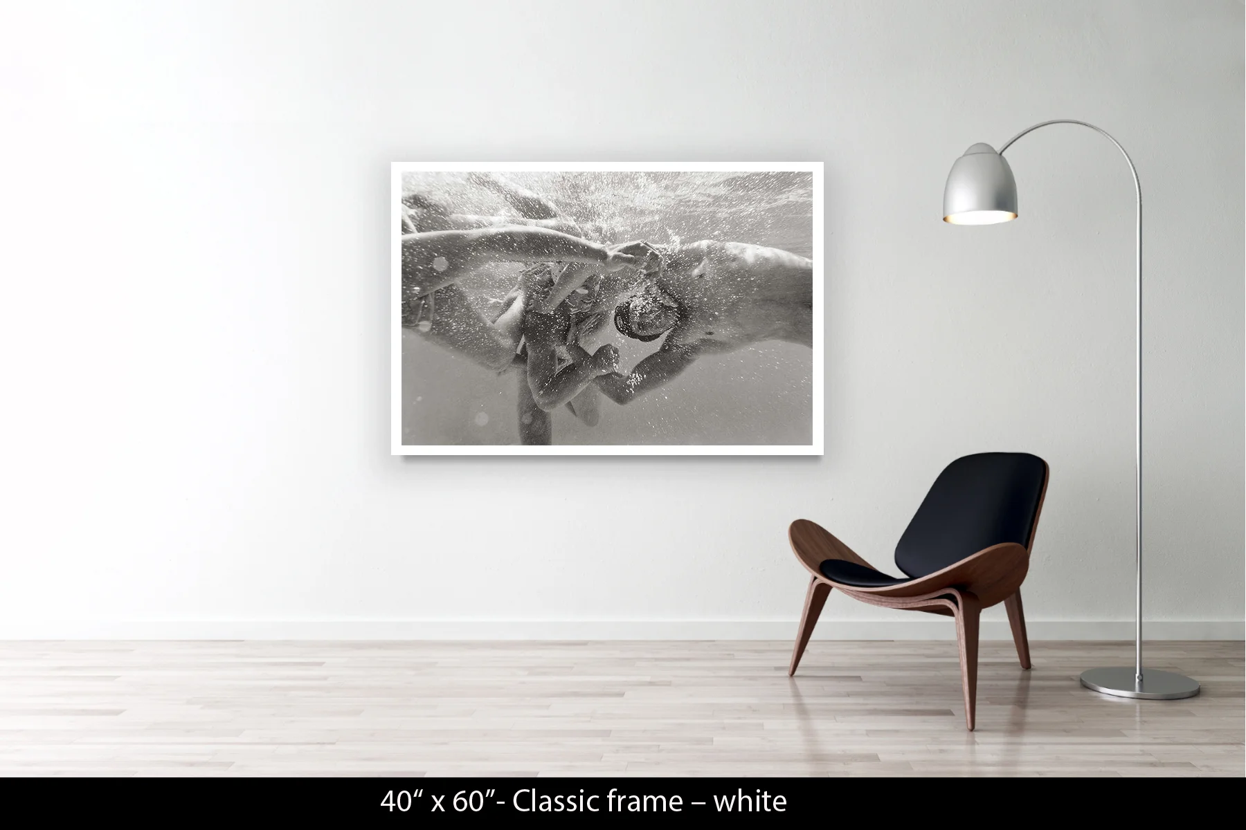40"x60" | Classic Frame White