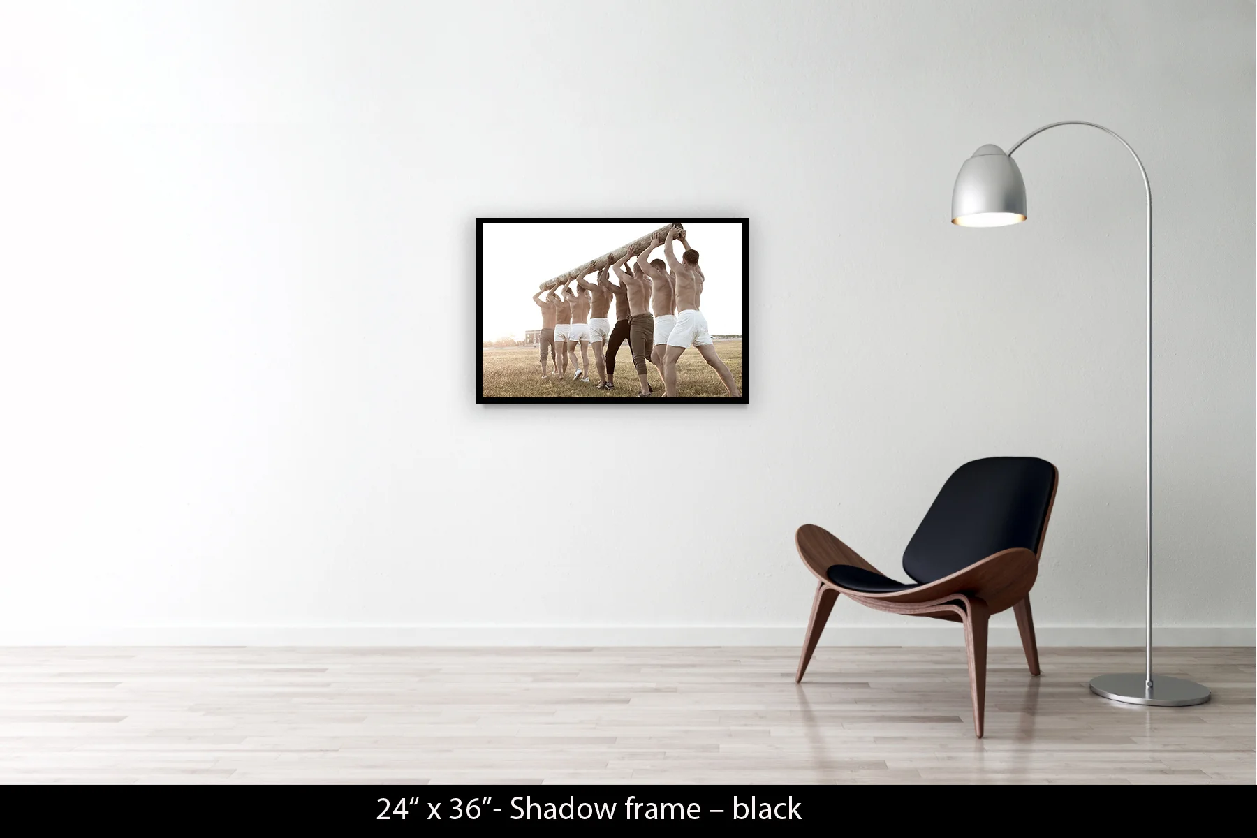 24"x36" | Shadow Frame Black