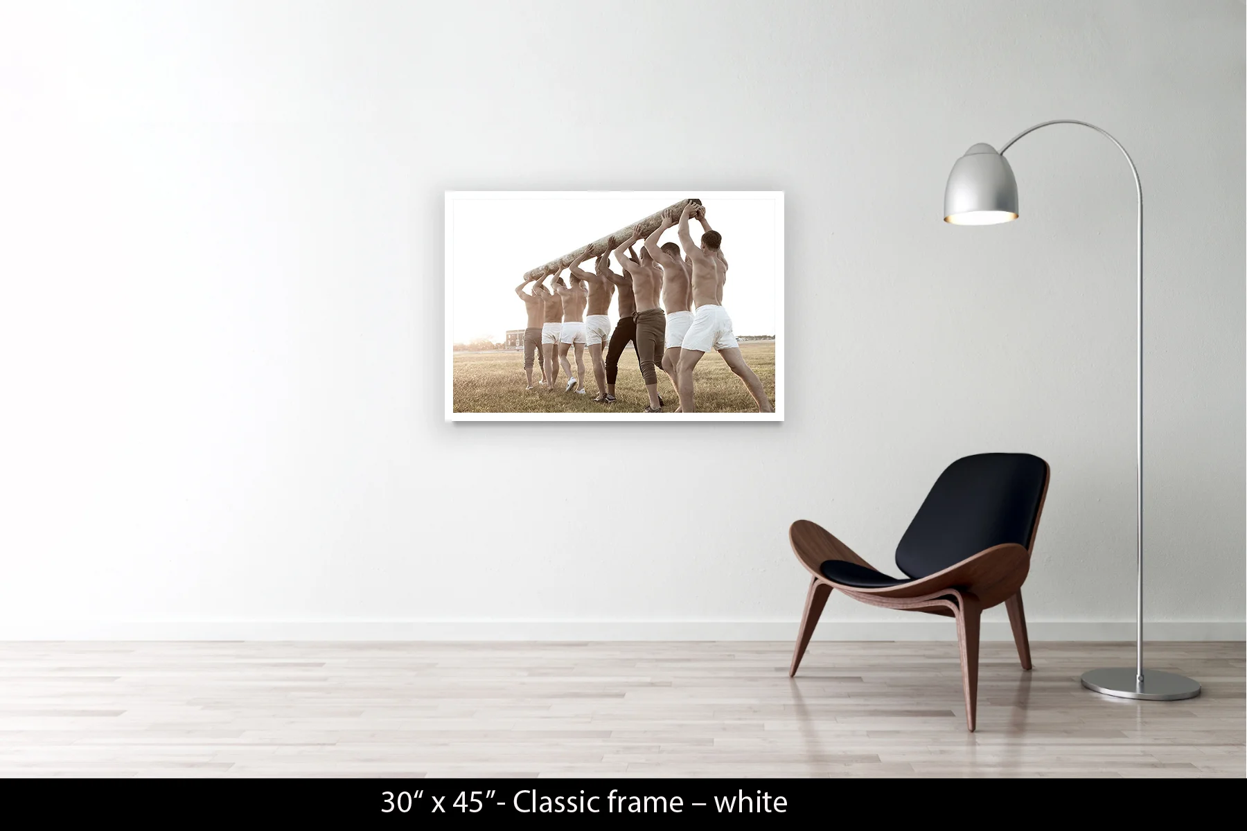30"x45" | Classic Frame White