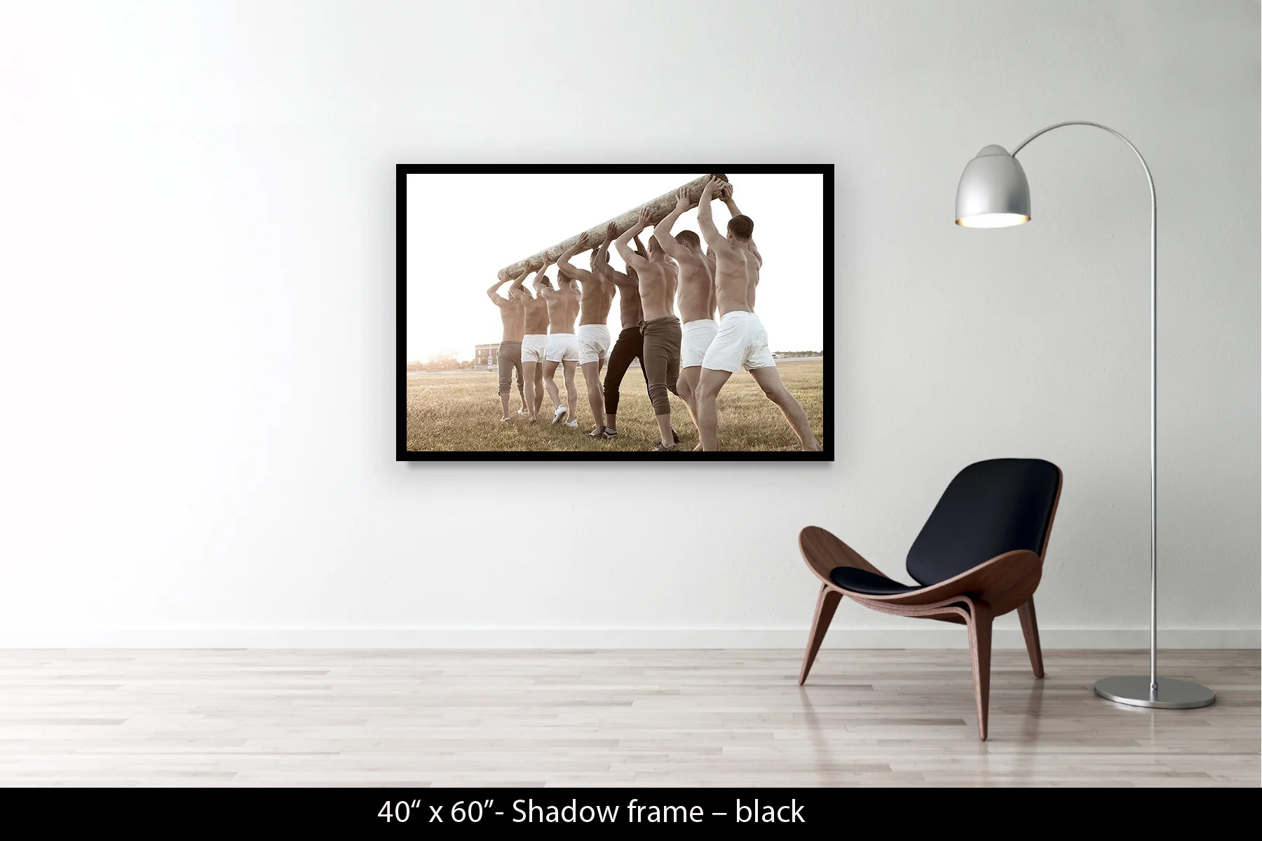 40"x60" | Shadow Frame Black
