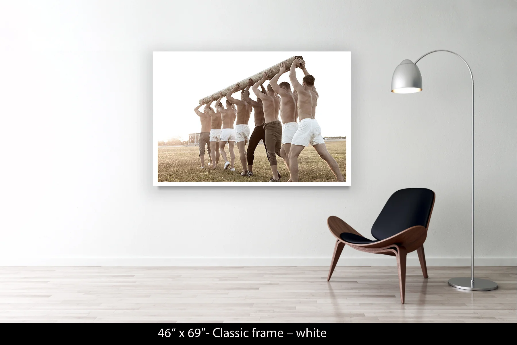 46"x69" | Classic Frame White