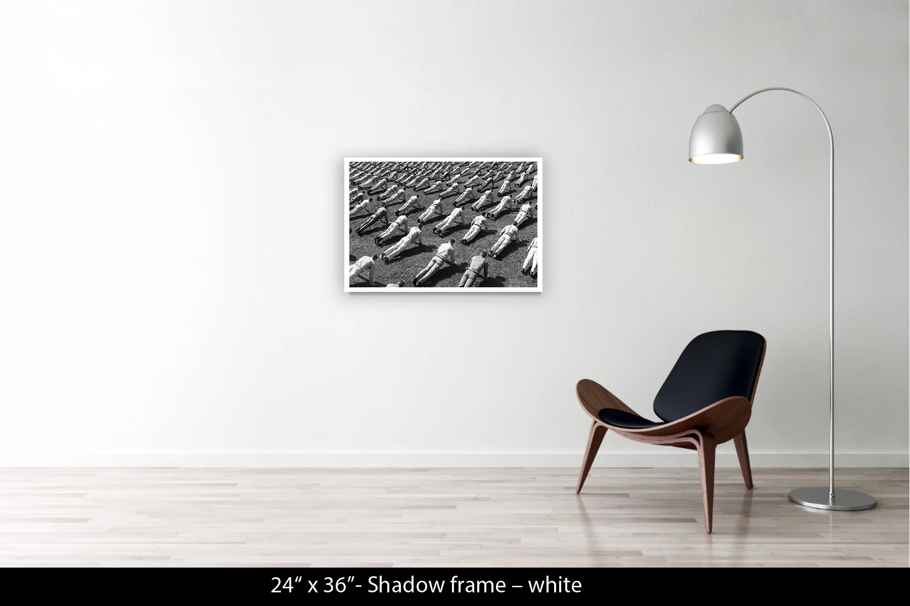 24"x36" | Shadow Frame White