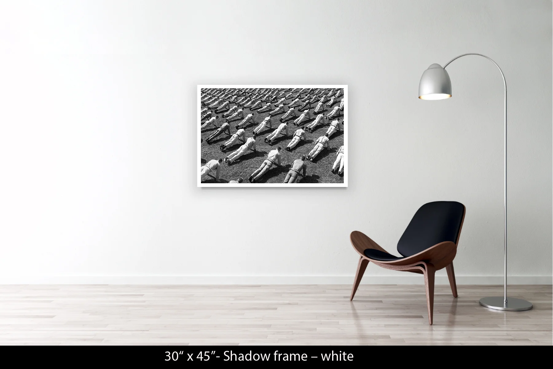 30"x45" | Shadow Frame White