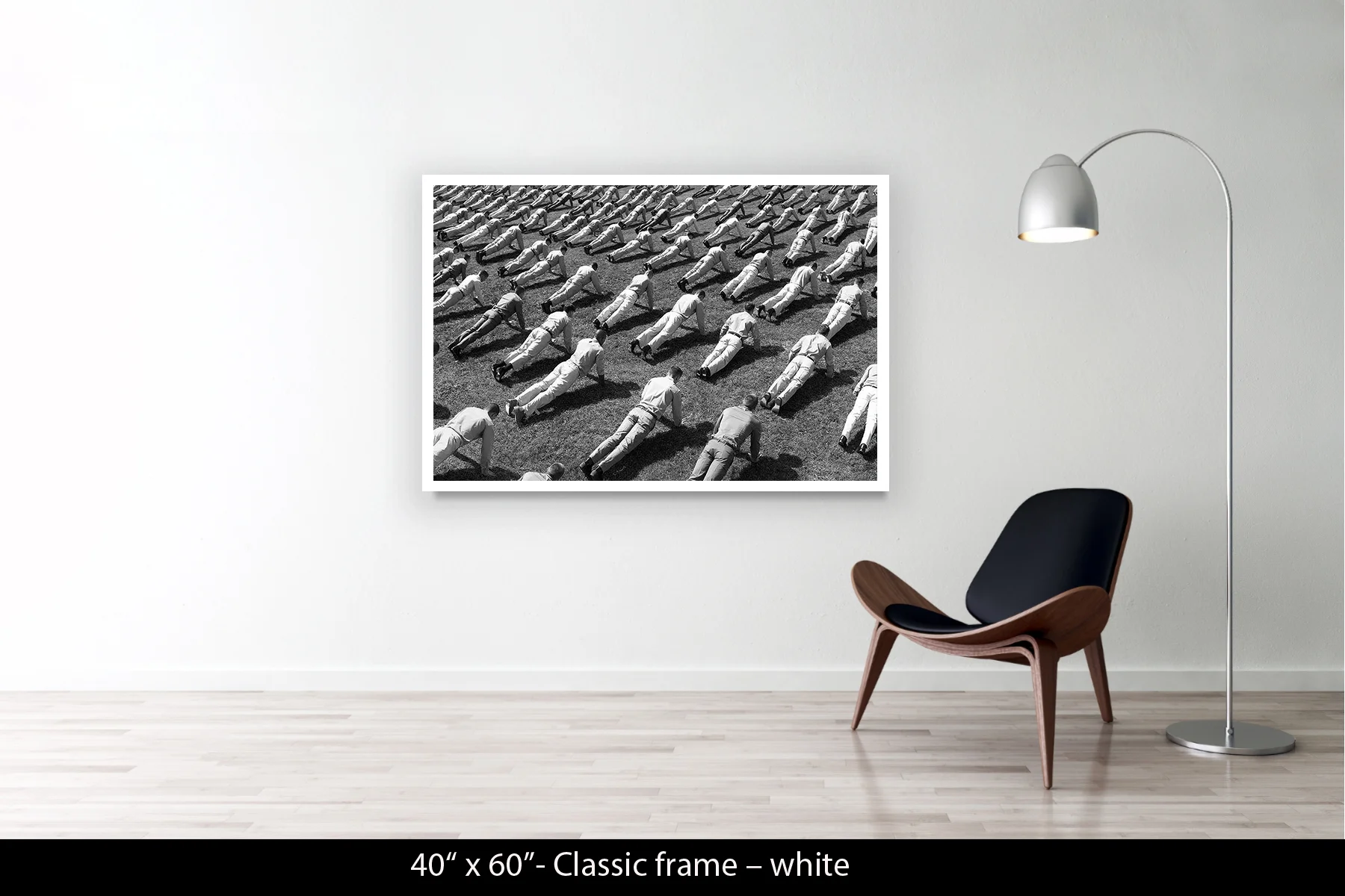 40"x60" | Classic Frame White