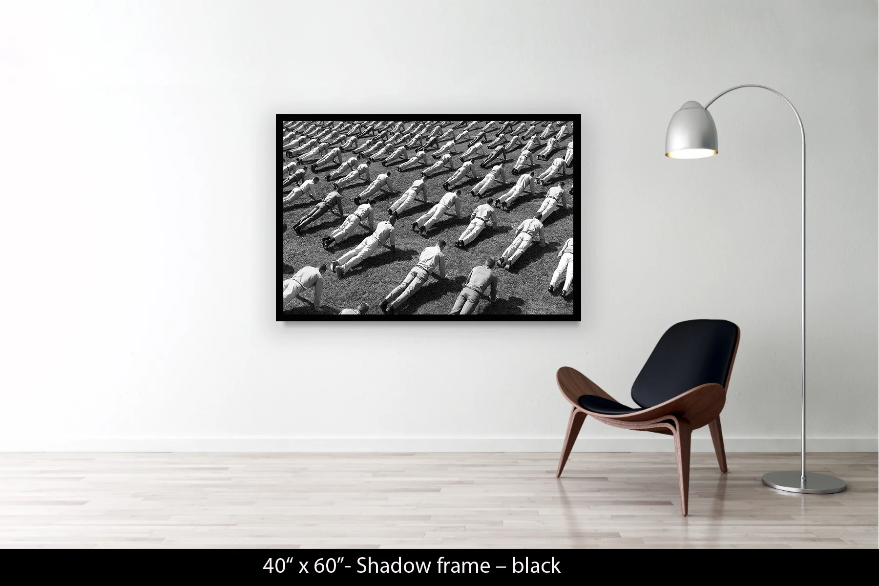 40"x60" | Shadow Frame Black