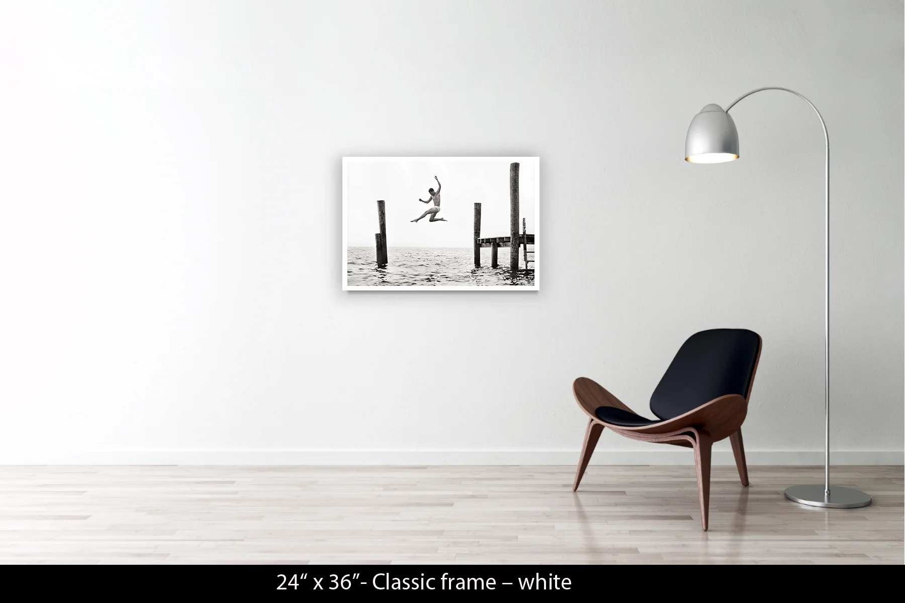 24"x36" | Classic Frame White