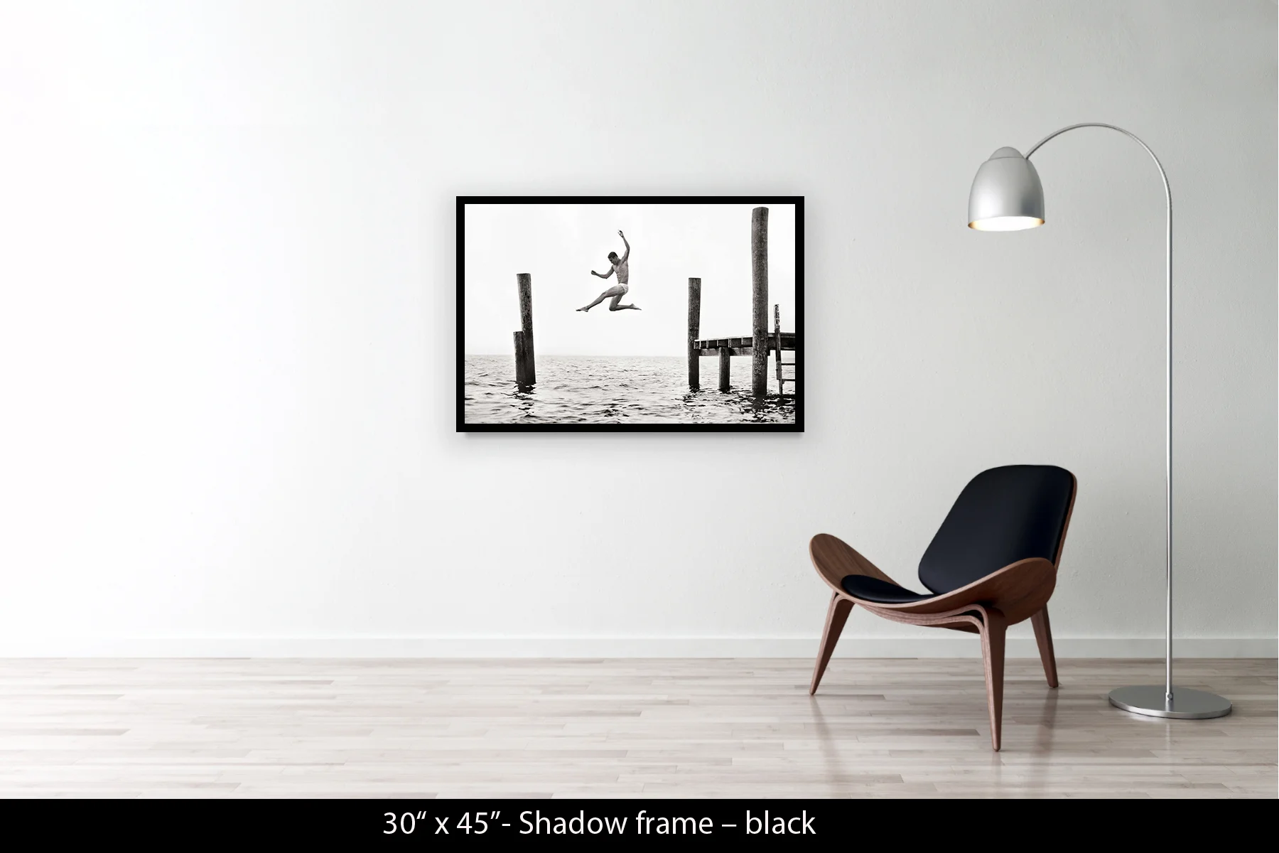 30"x45" | Shadow Frame Black