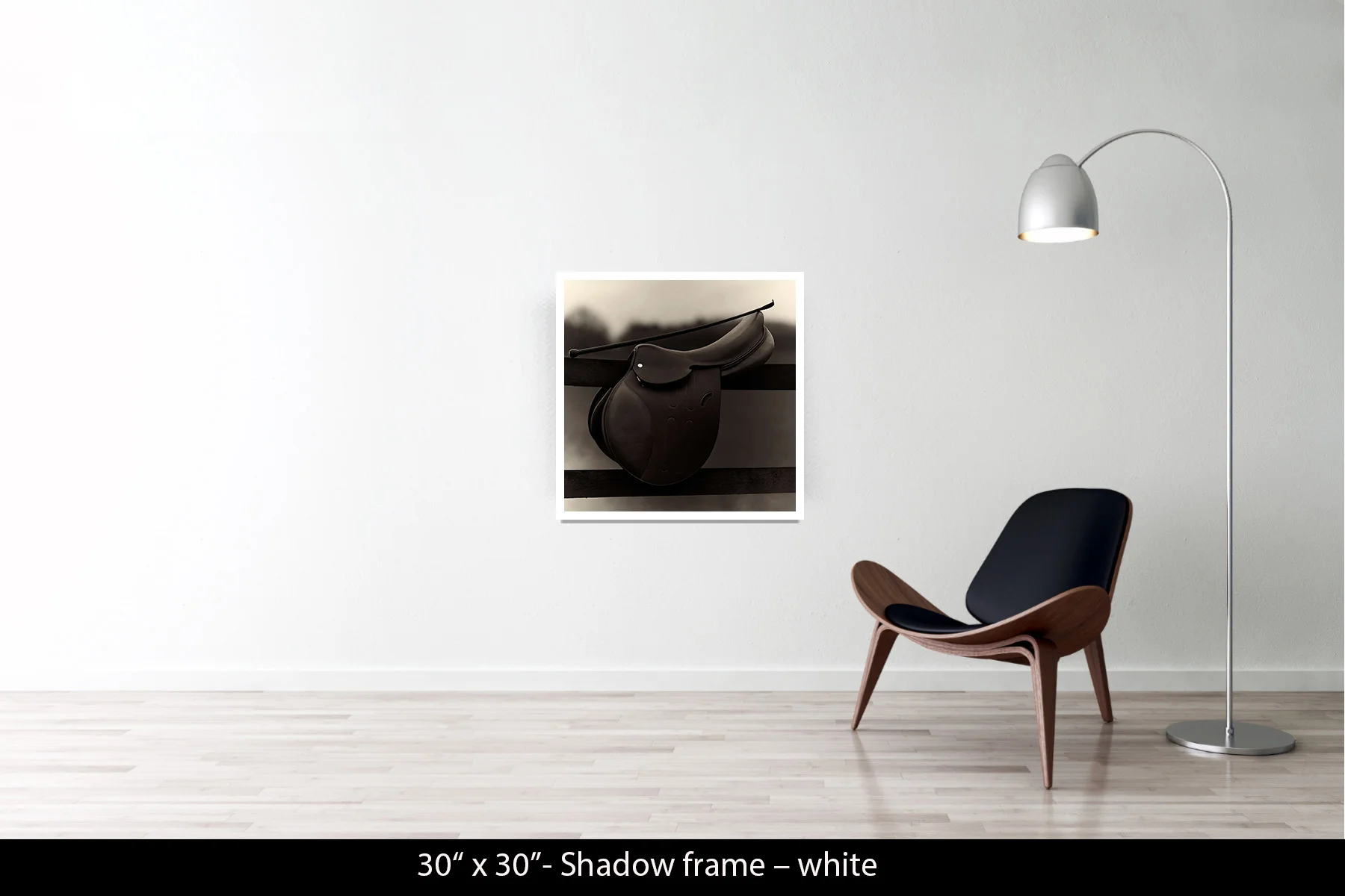 30"x30" | Shadow Frame White