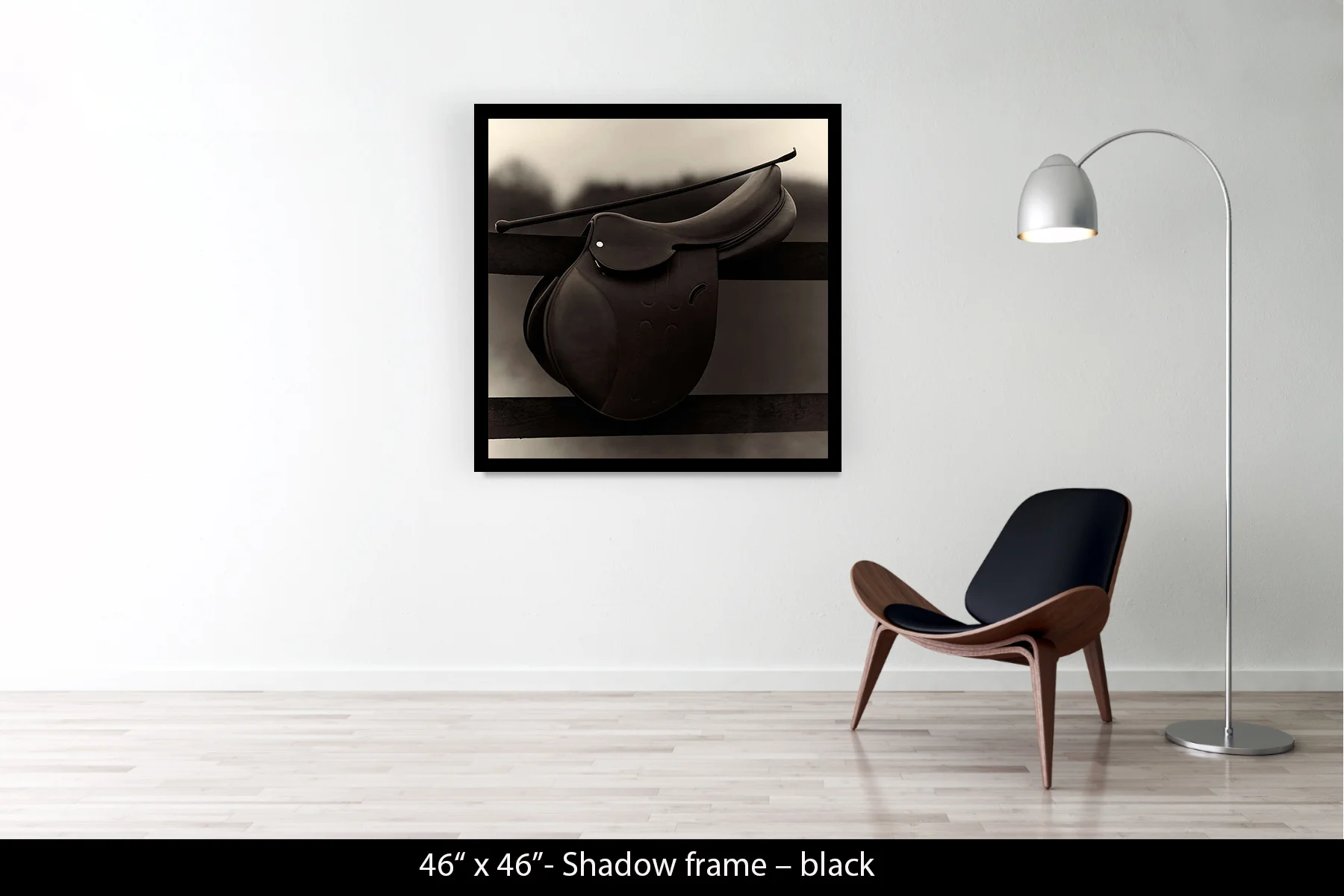 46"x46" | Shadow Frame Black