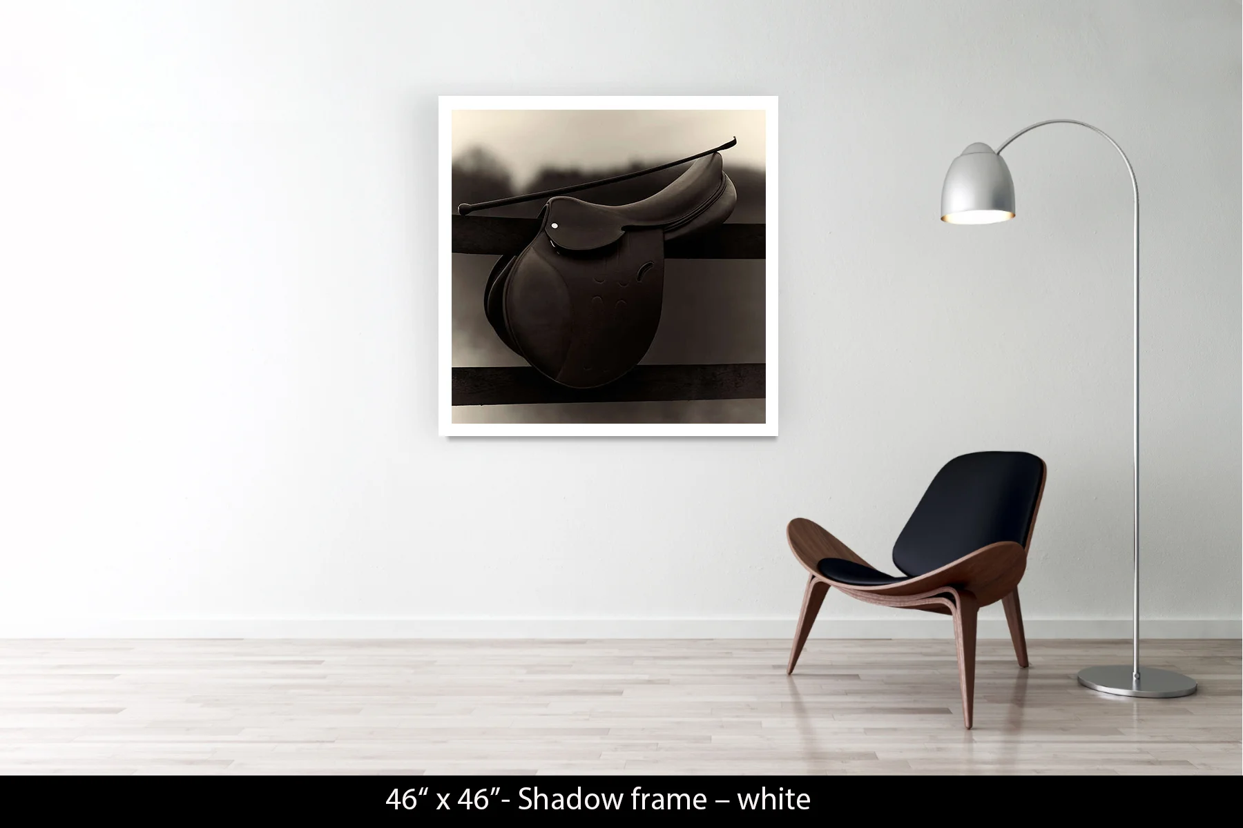 46"x46" | Shadow Frame White