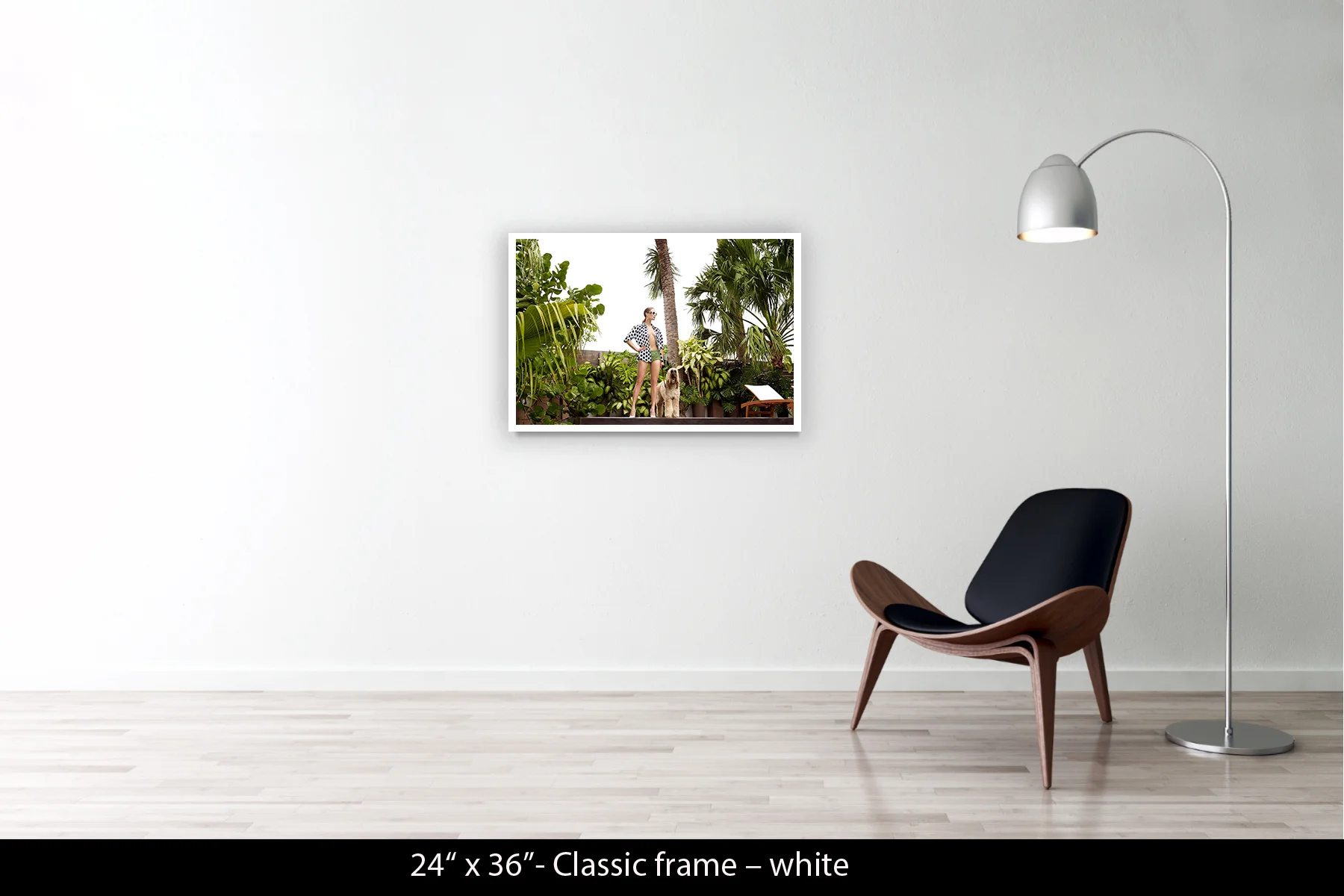24"x36" | Classic Frame White