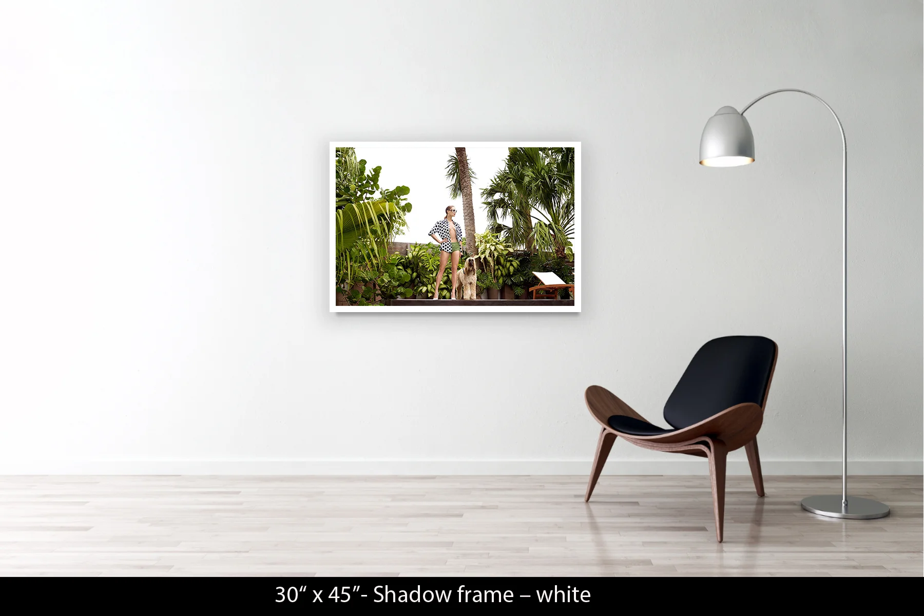 30"x45" | Shadow Frame White