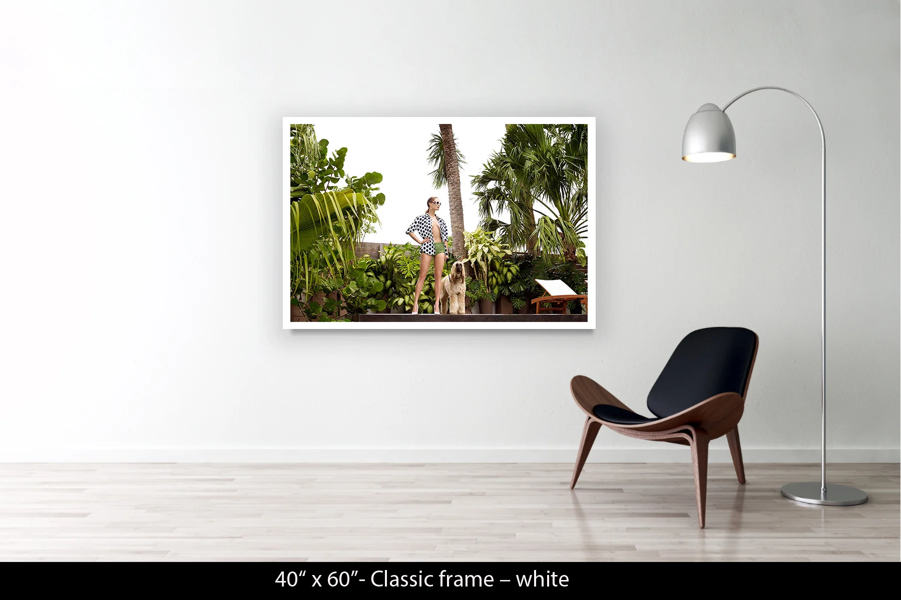 40"x60" | Classic Frame White
